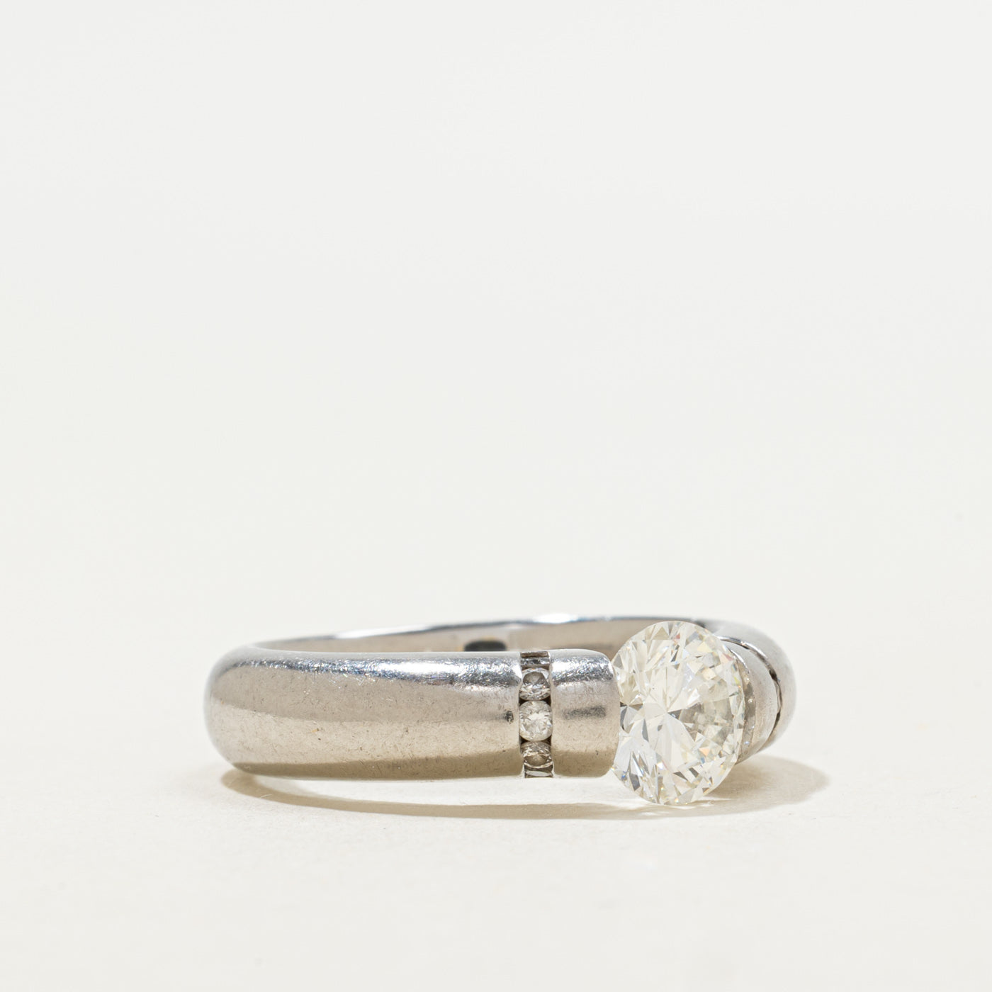 Gelin Abaci' Tension Set Diamond Engagement Ring | 1.29 ctw, SZ 6.75 |