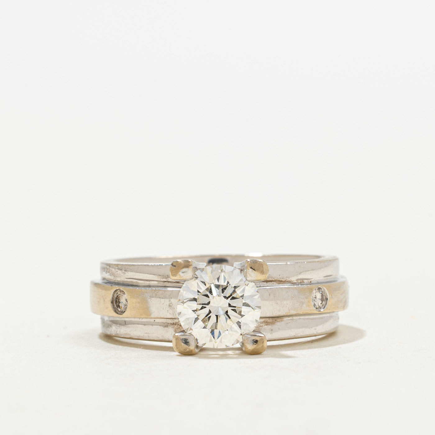 'Piaget' Bold Band Engagement Ring | 1.10ctw | SZ 6 |