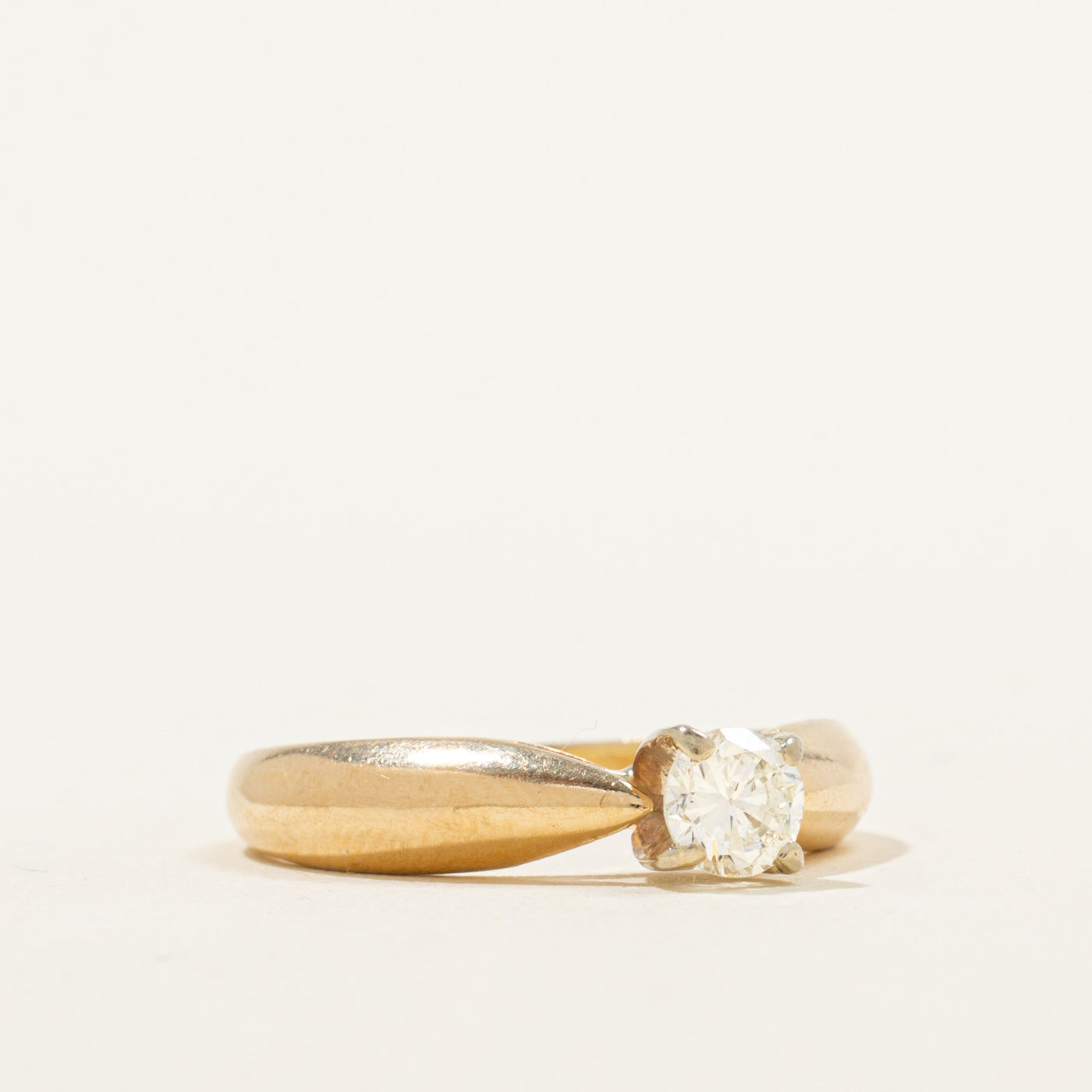 Solitaire Diamond Engagement Ring | 0.30ct | SZ 6.5 |