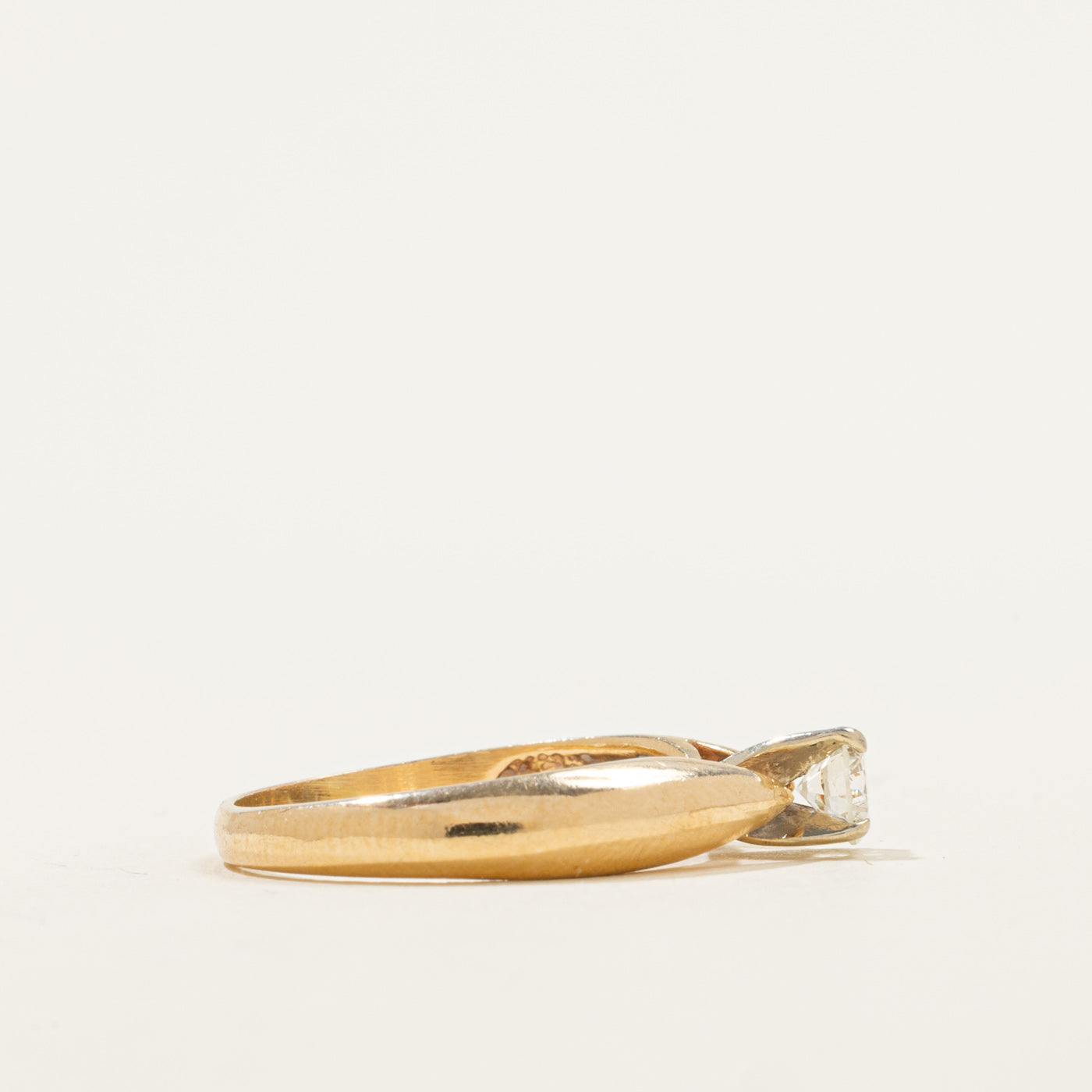 Bague de fiançailles solitaire en diamant | 0,30 ct | Taille 6,5 |