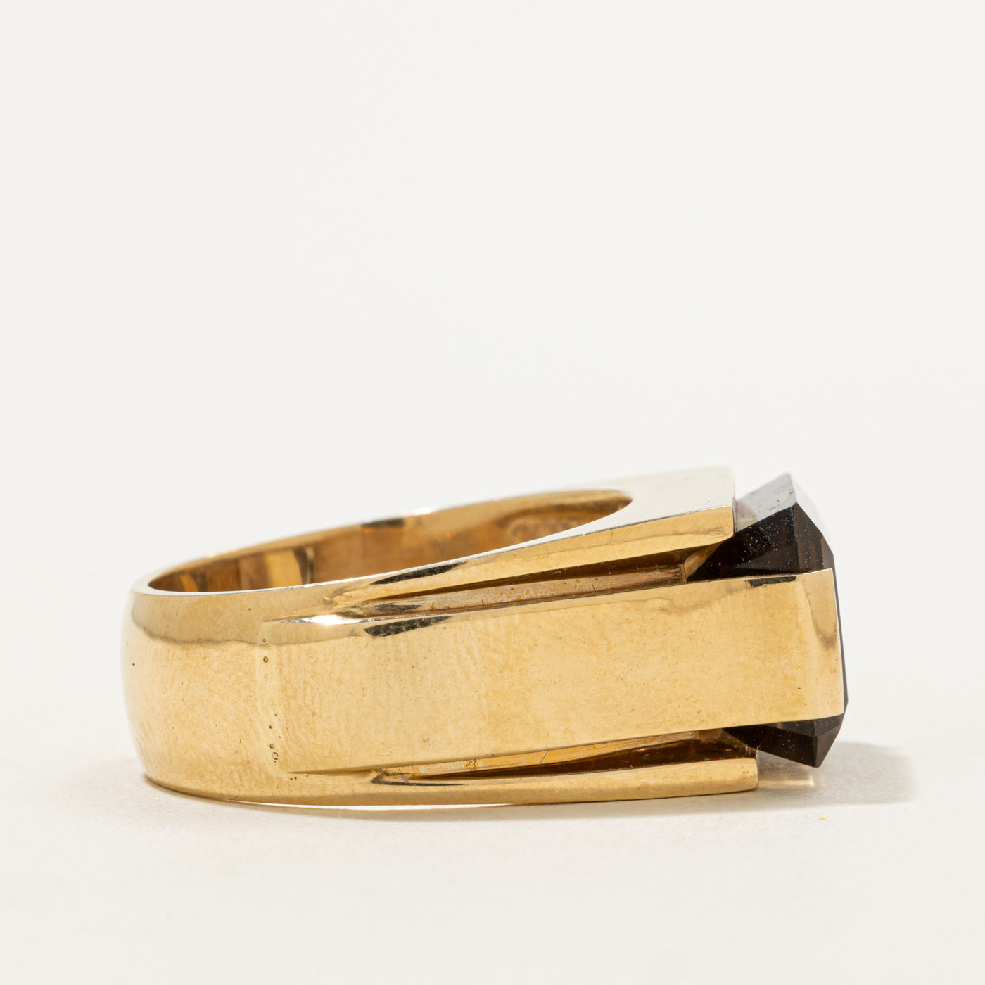 Bi-Colour Quartz Cocktail Ring | 11.20ct | SZ 13.5 |