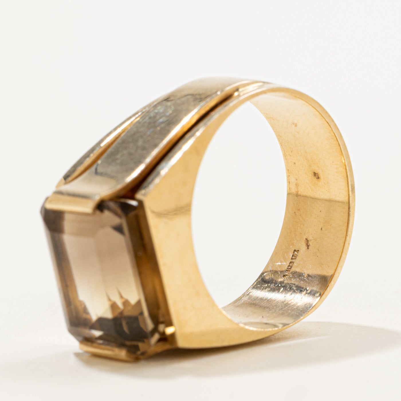Bi-Colour Quartz Cocktail Ring | 11.20ct | SZ 13.5 |