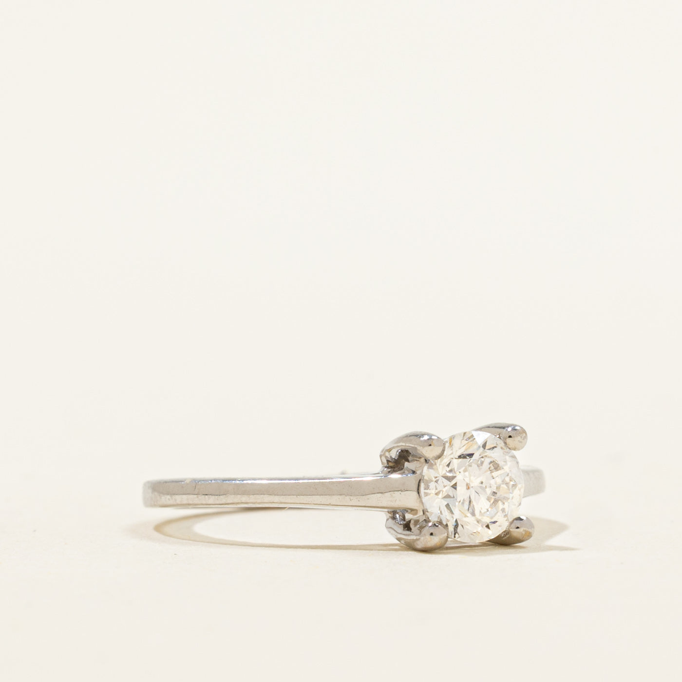 Solitaire Diamond Engagement Ring | 0.46ct | SZ 4.25 |