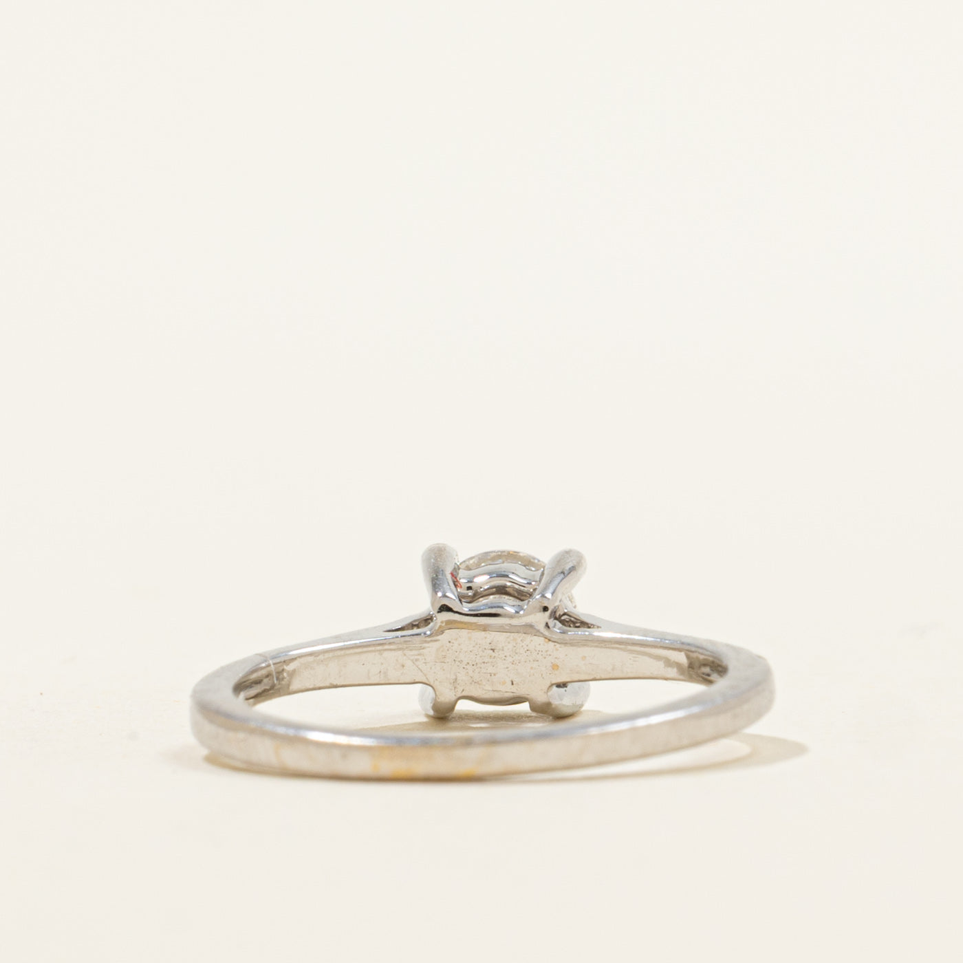 Solitaire Diamond Engagement Ring | 0.46ct | SZ 4.25 |