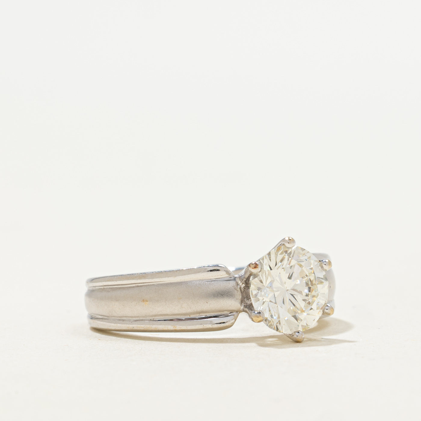 Six Prong Solitaire Diamond Engagement Ring | 1.40ct | SZ 6.75 |