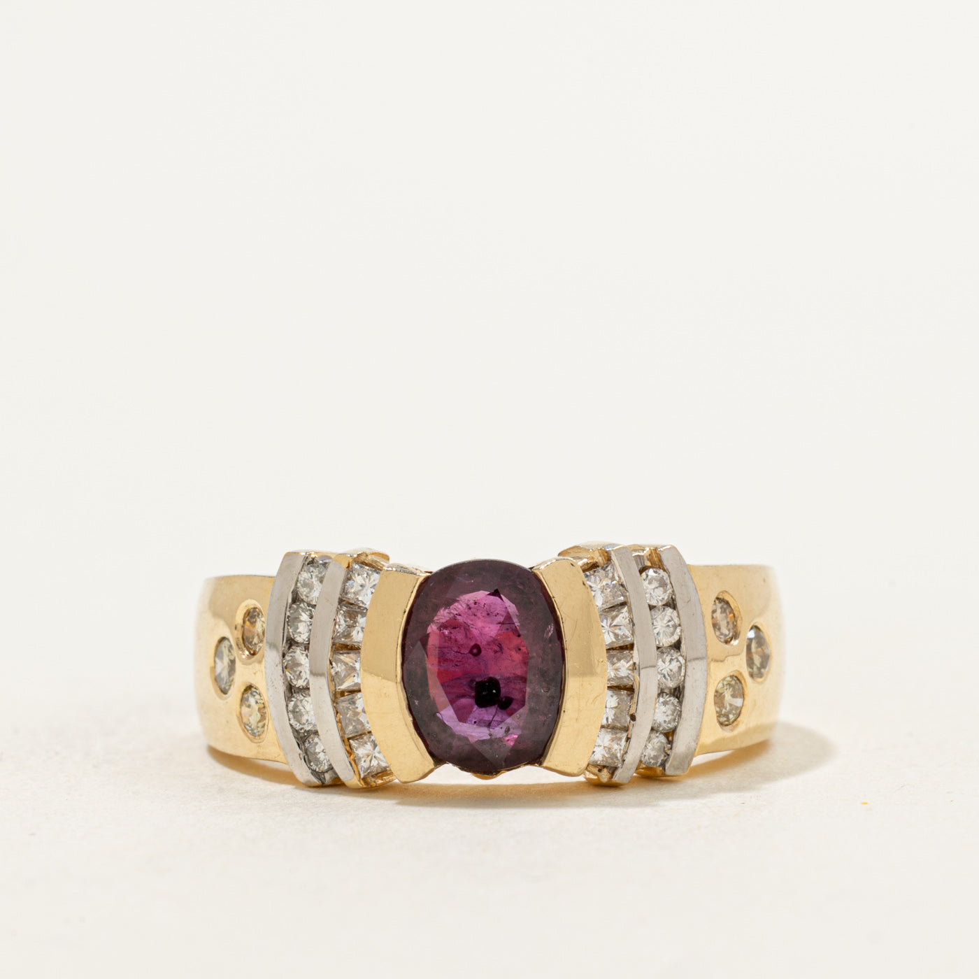 Ruby & Diamond Cocktail Ring | 1.02ct, 0.63ctw | SZ 8.75 |
