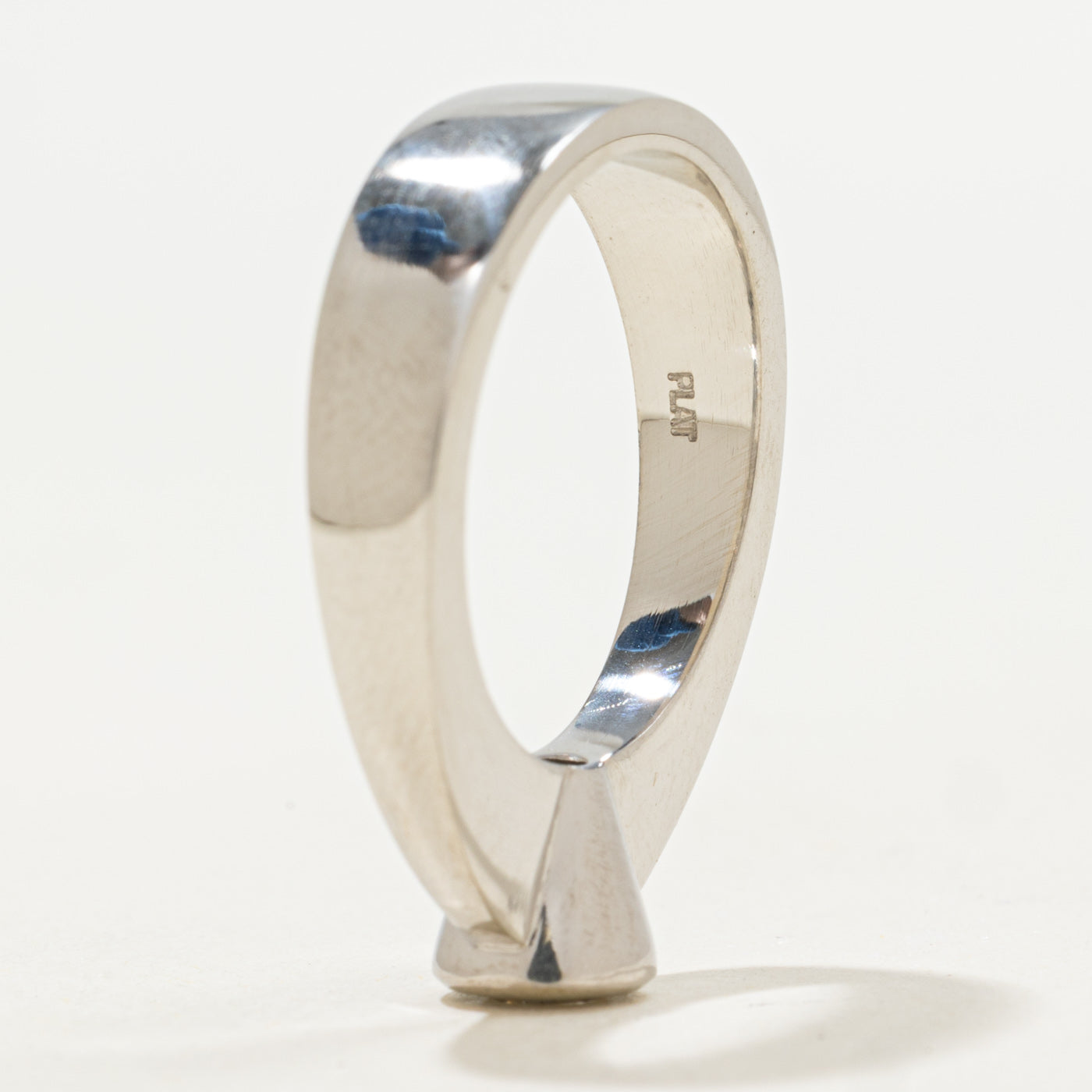 Platinum Bezel Set Canadian Diamond Engagement Ring | 0.70ct | SZ 7 |