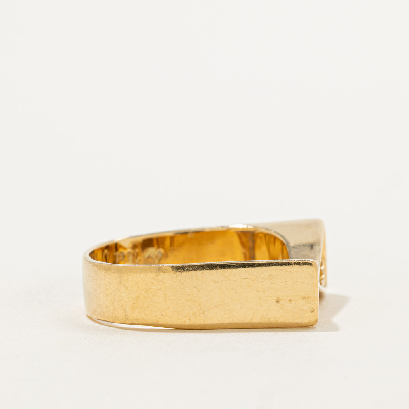 Unique Zig Zag Diamond Ring | 0.03ctw | SZ 9.25 |
