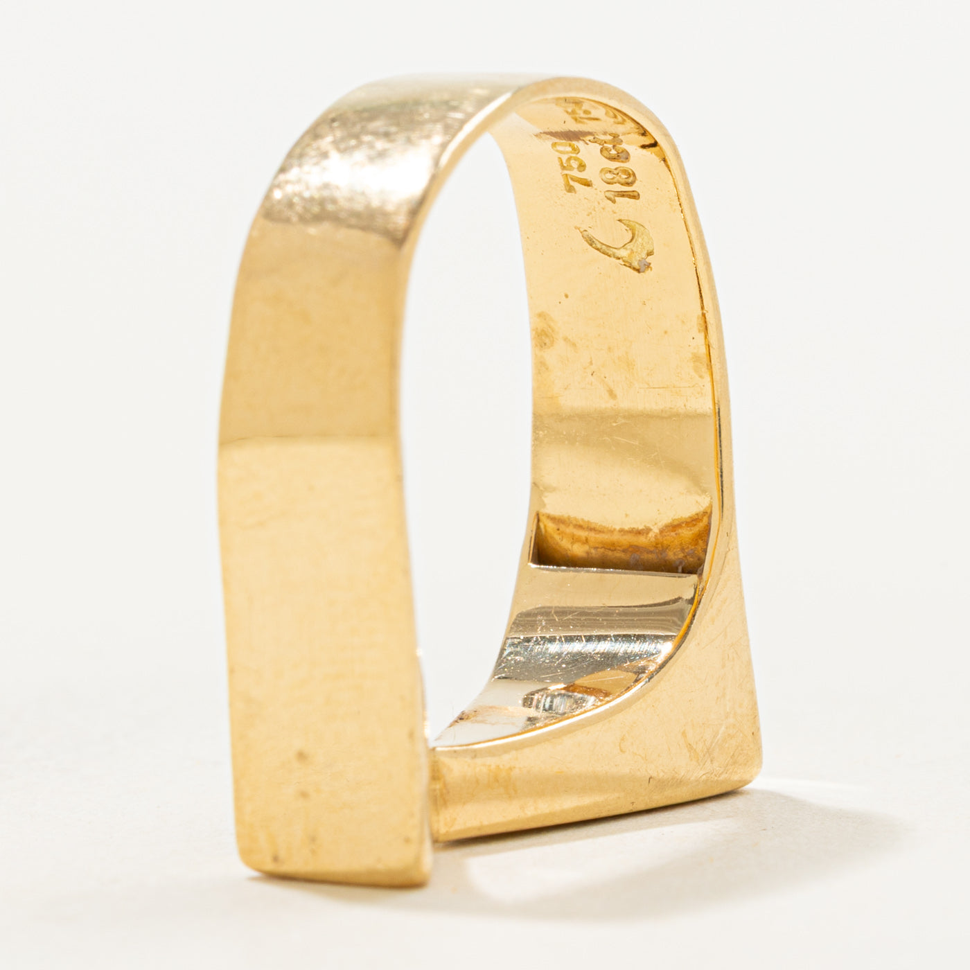 Unique Zig Zag Diamond Ring | 0.03ctw | SZ 9.25 |