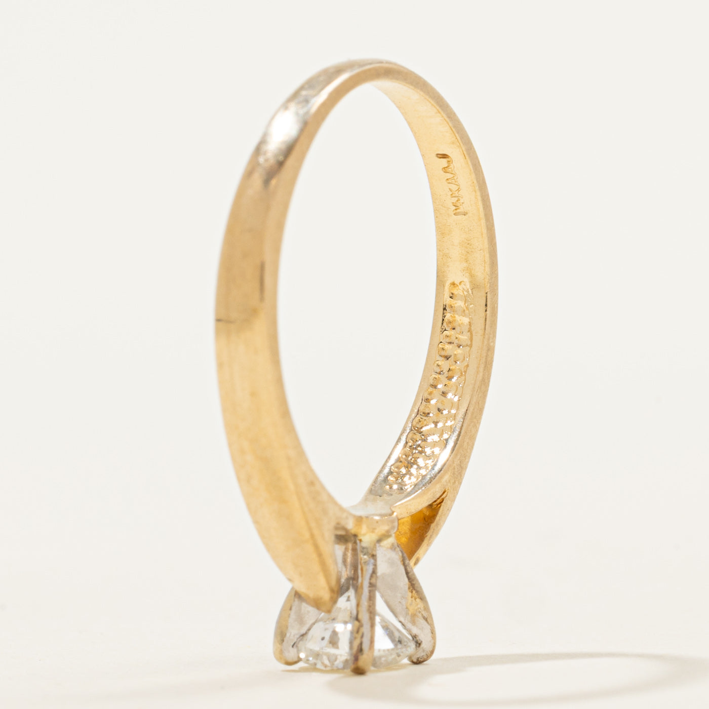 Bague de fiançailles solitaire en diamant | 0,55 ct | Taille 6,5 |