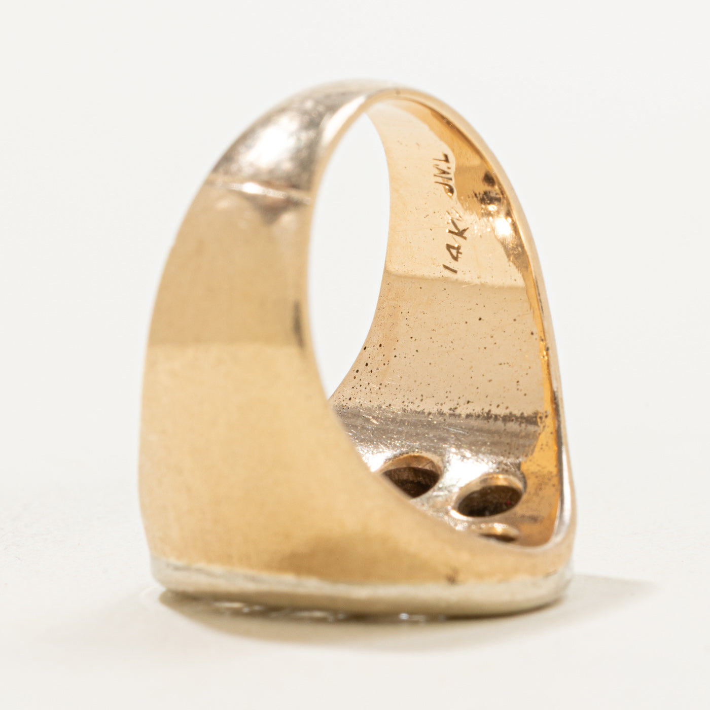 Sunken Diamond Oval Ring | 2.10ctw | SZ 8.75 |