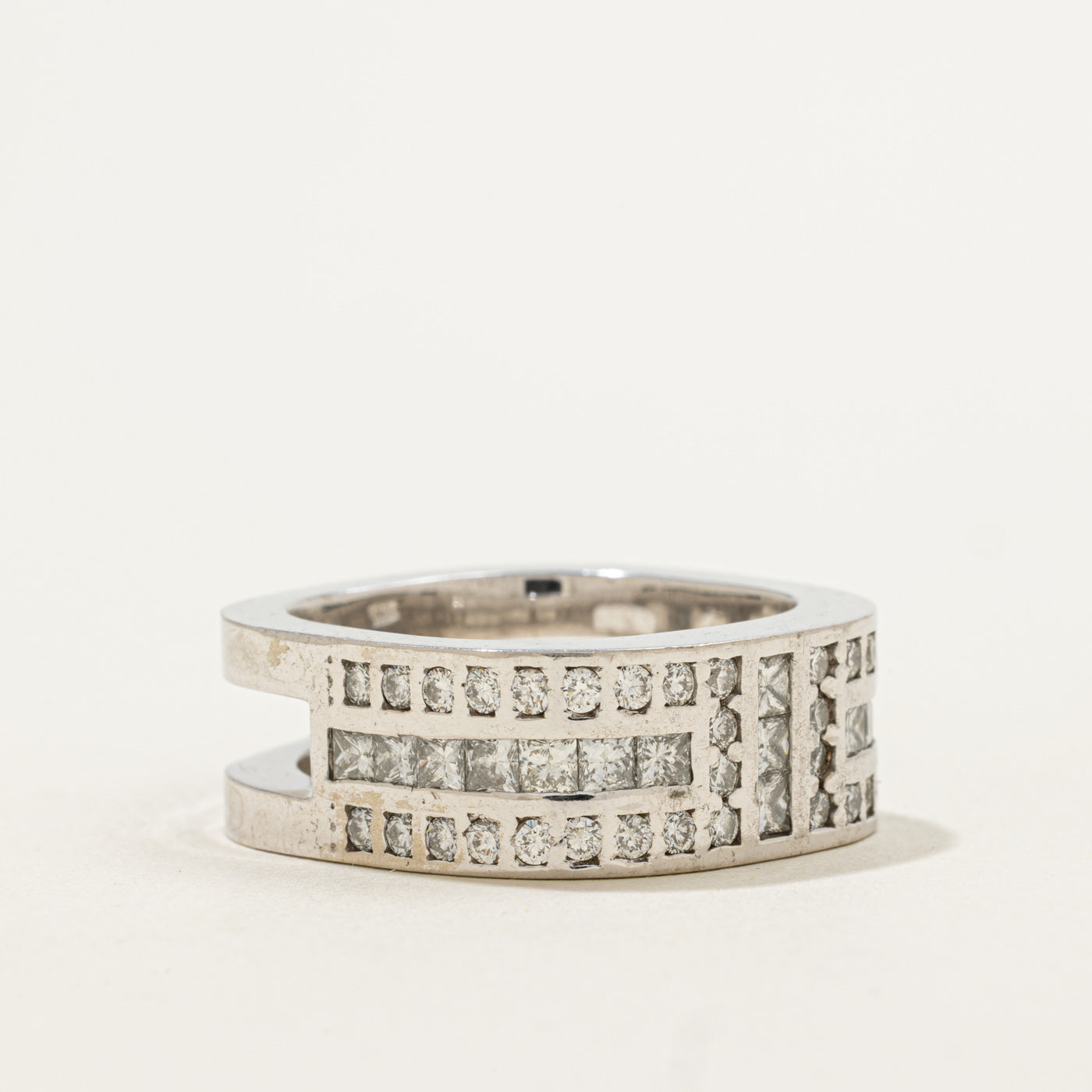 Multi Channel Diamond Wide Band | 2.00ctw | SZ 10 |