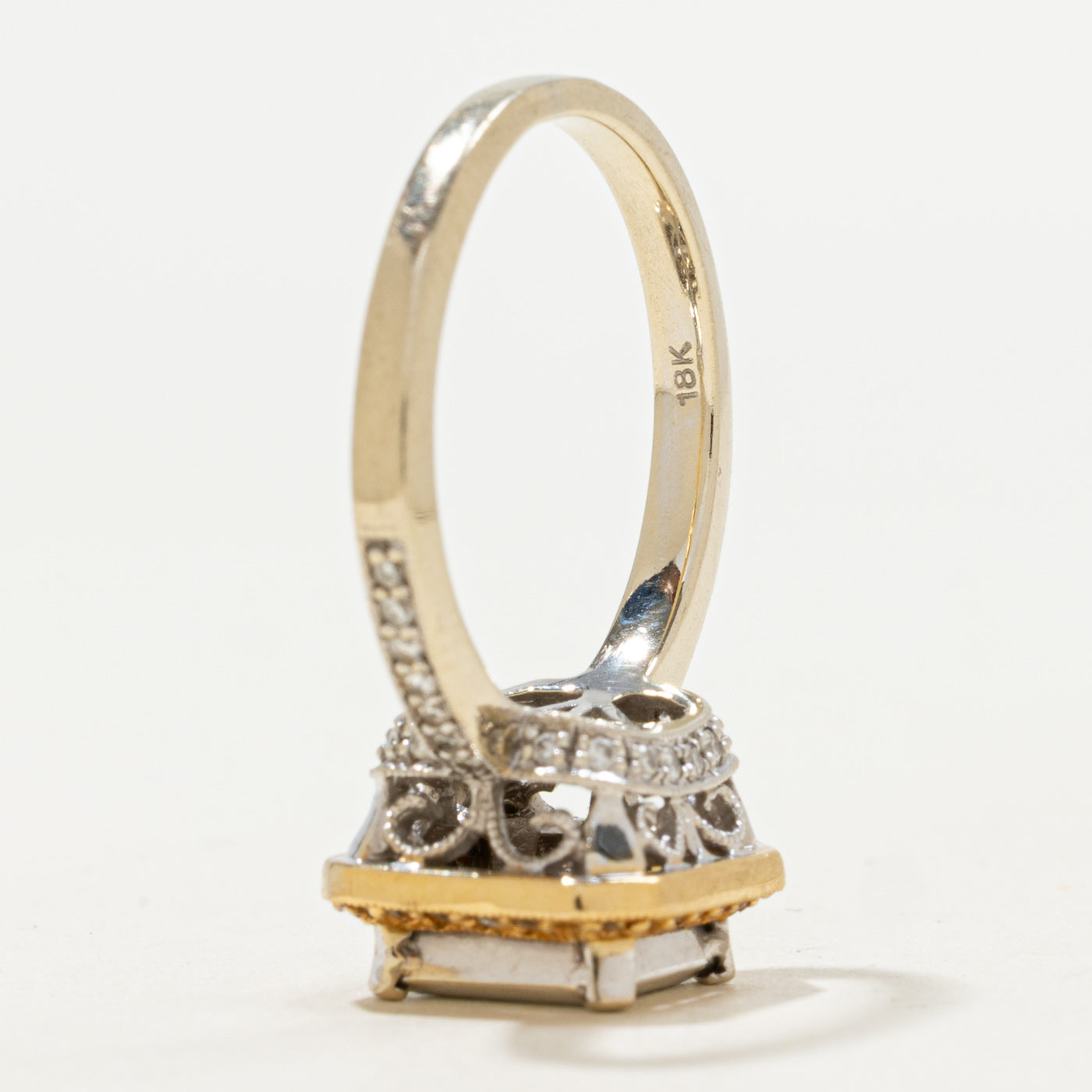 Jiliaev Jewelry' Yellow Sapphire & Diamond Engagement Ring | 0.65ctw, 0.20ctw | SZ 6.5 |