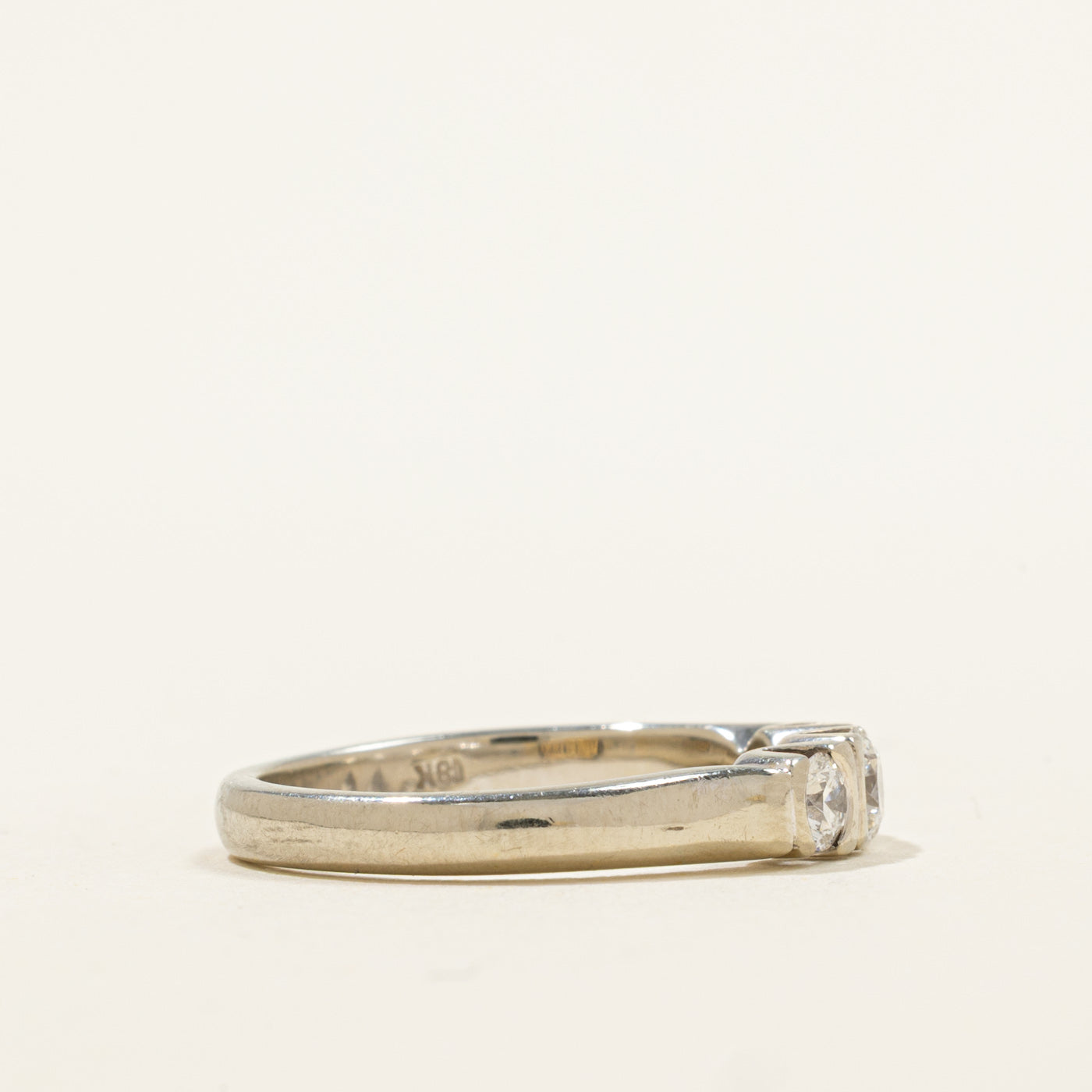 Three Stone Diamond Engagement Ring | 0.52ctw | SZ 7 |