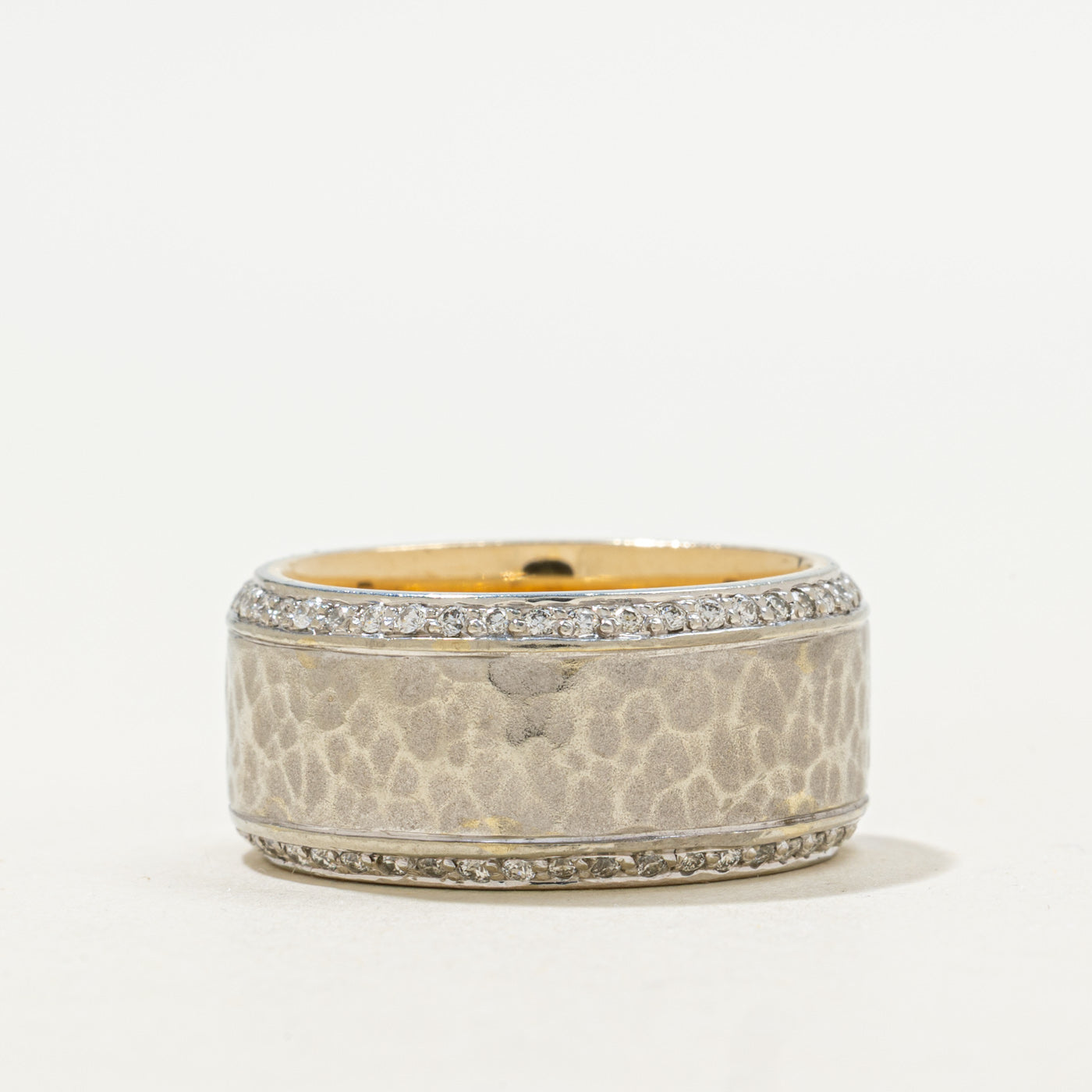 Ernesto Rassi' Diamond Testo Band | 0.75ctw | SZ 8.75 |