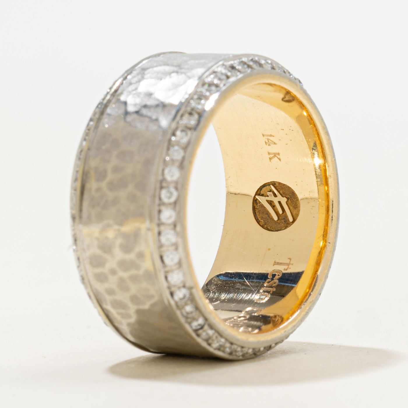 Ernesto Rassi' Diamond Testo Band | 0.75ctw | SZ 8.75 |