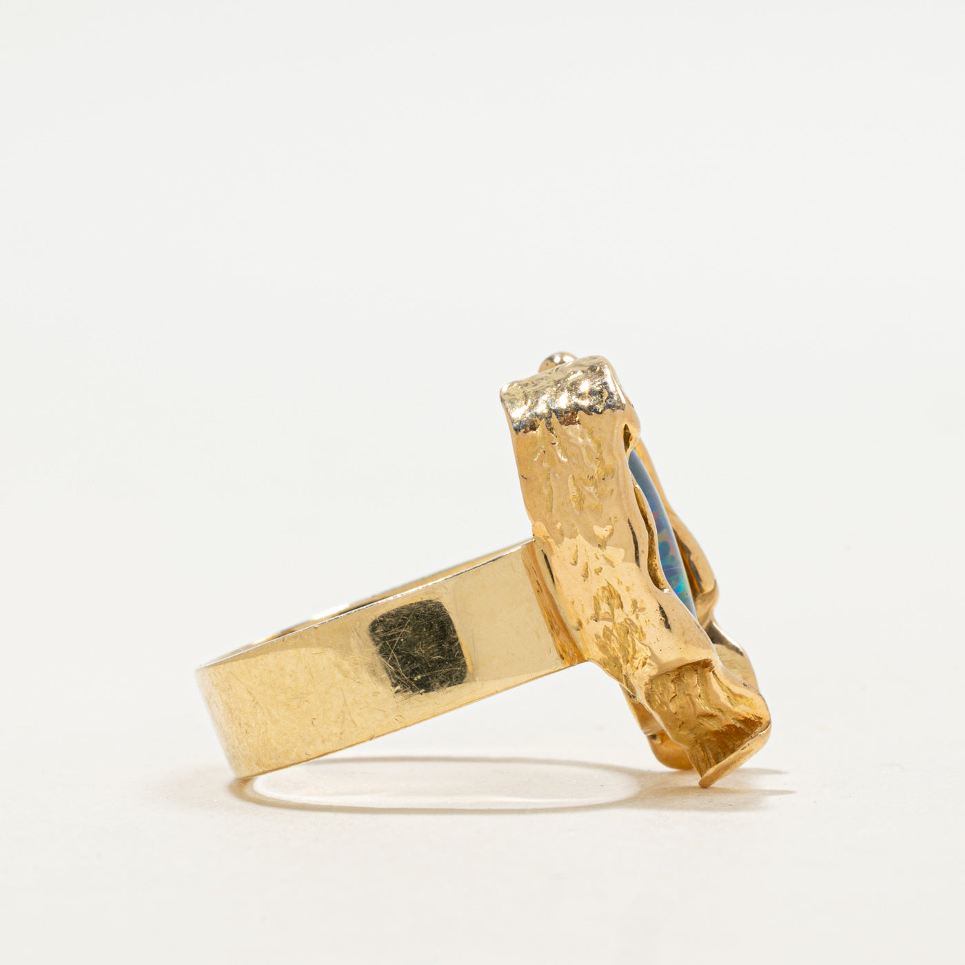 Bague triplée d'opale « Cavelti » | Taille 6,5