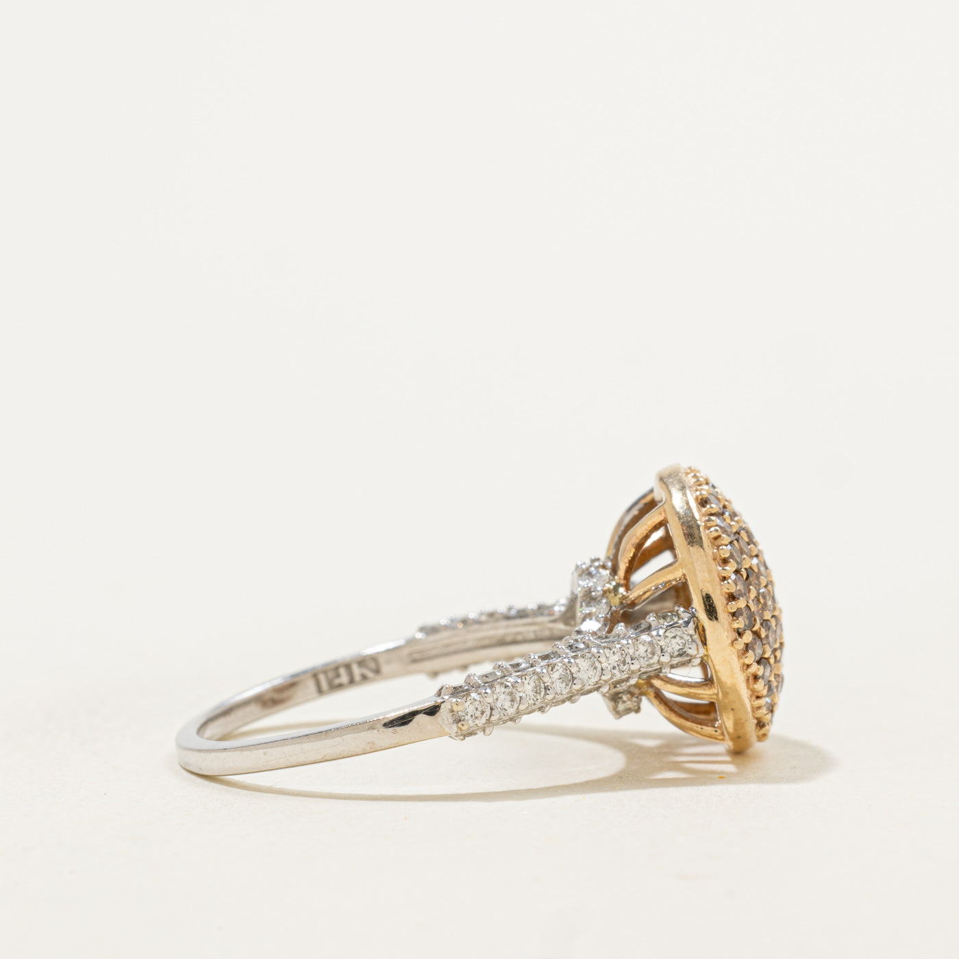 High Set Cluster Diamond Ring | 1.55ctw | SZ 7.75 |