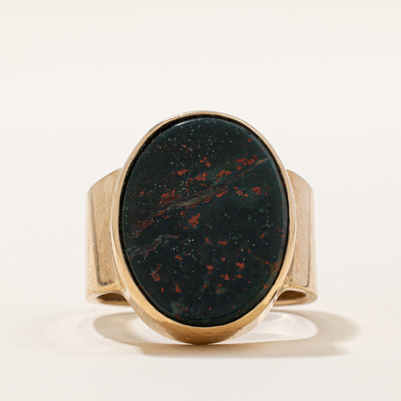Blood Stone Cocktail Ring | 10.00ct | SZ 8.5 |