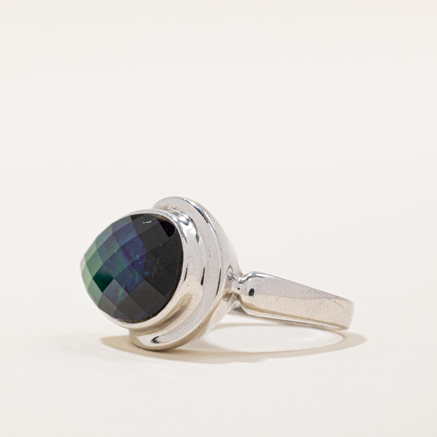 Triplet Ammolite Cocktail Ring | 5.75ct | SZ 9 |