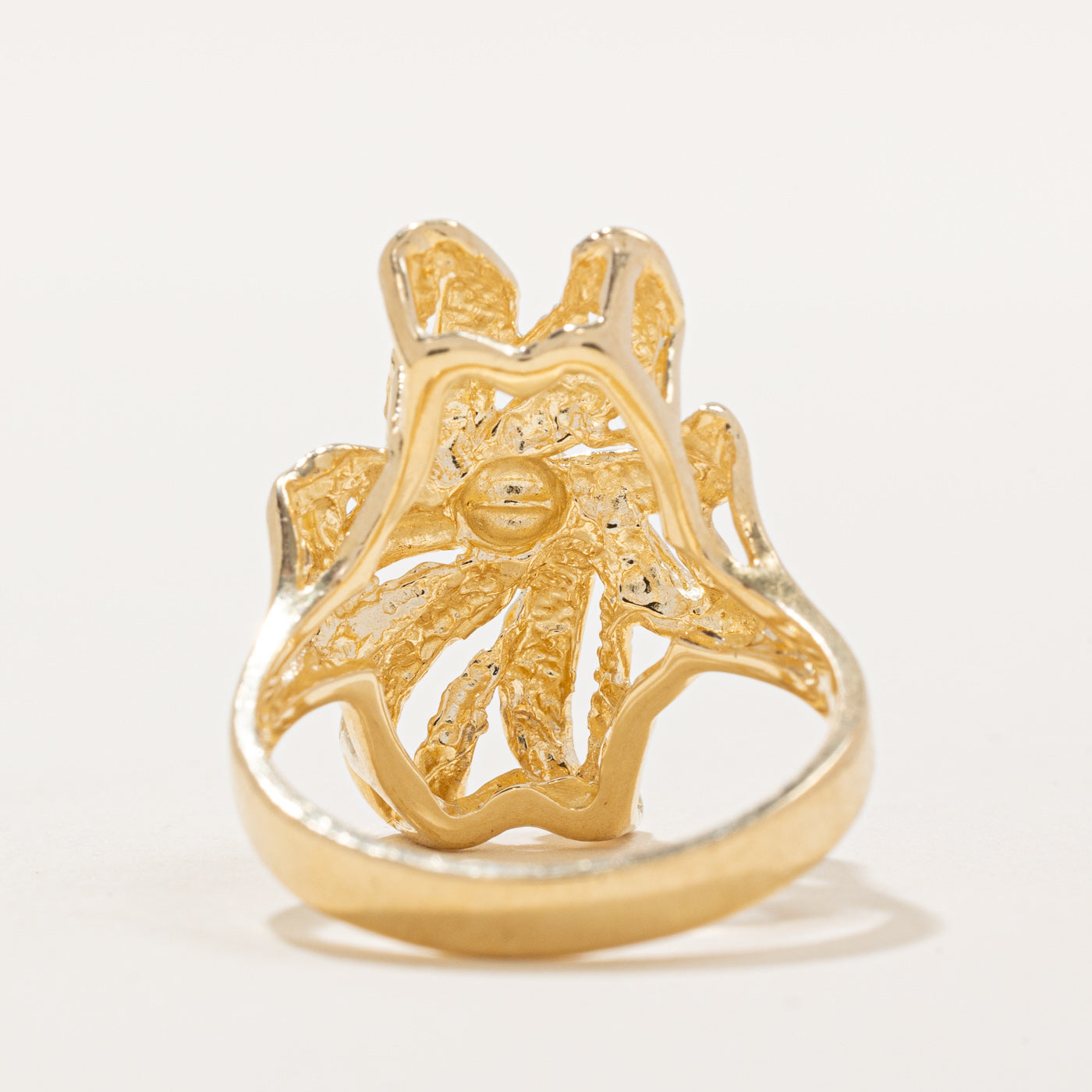 1981 Soviet Hallmarked Armenian 14k Yellow Gold Ring | SZ 7.25 |