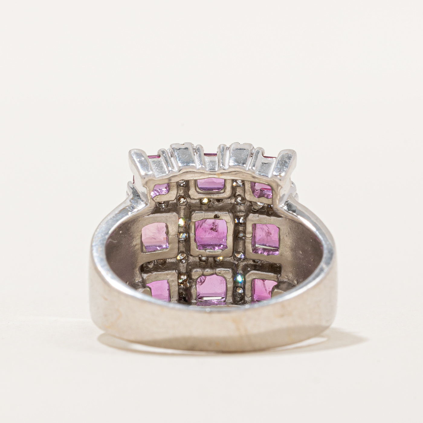 Ruby & Diamond Cocktail Ring | 1.00ctw, 0.10ctw | SZ 5.75 |