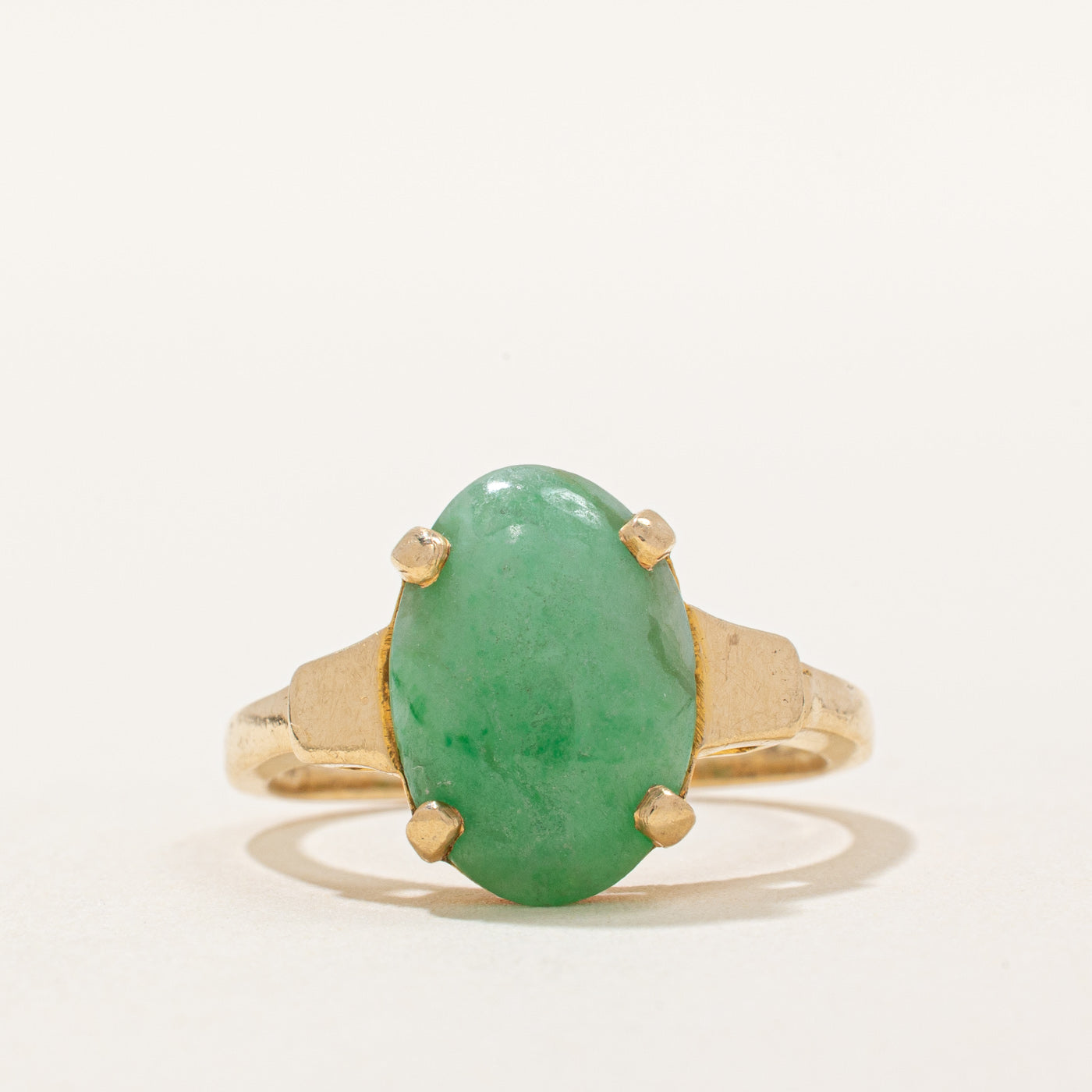 Jadeite Cocktail Ring | 4.10ct | SZ 6.5 |