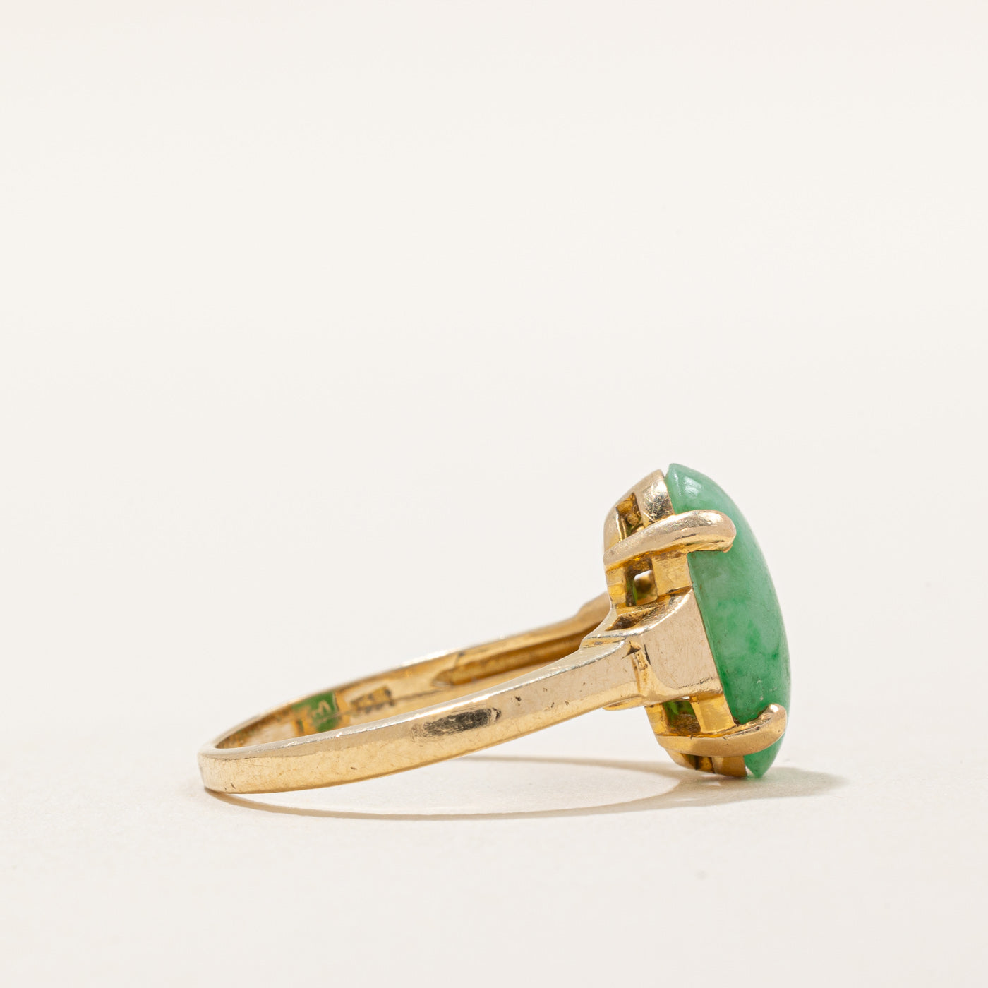 Jadeite Cocktail Ring | 4.10ct | SZ 6.5 |