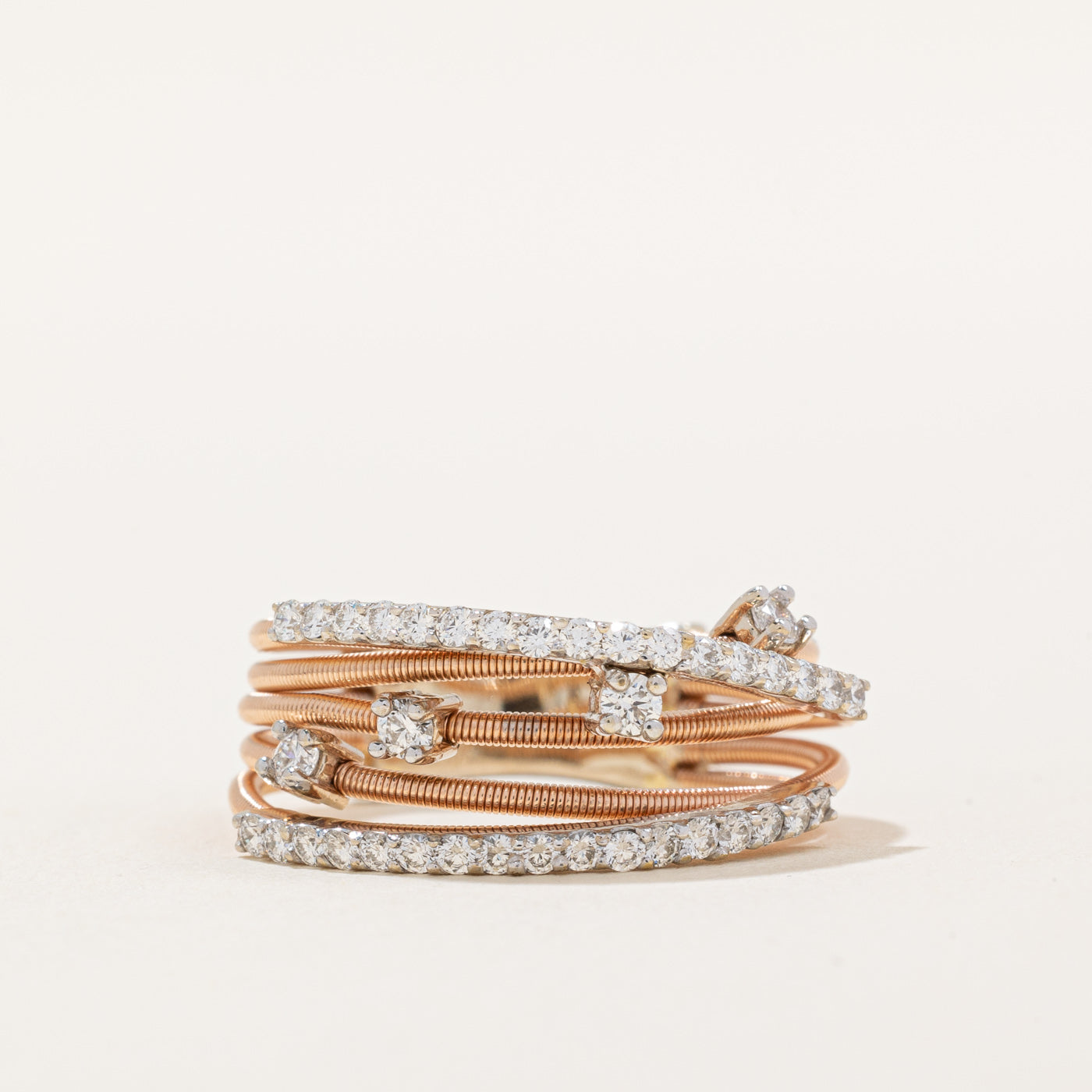 Diamond Wire Ring | 0.50ctw | SZ 7.25 |