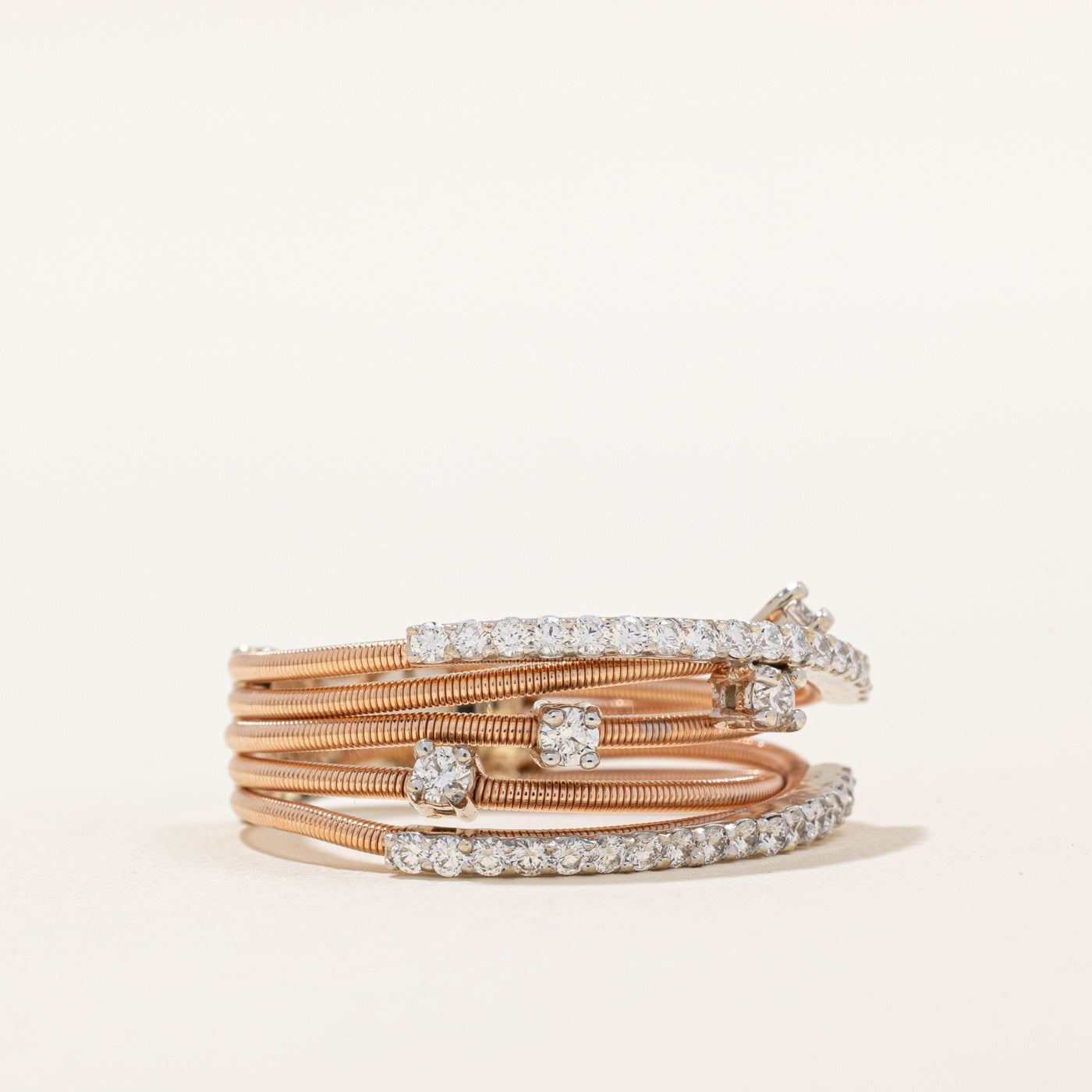 Diamond Wire Ring | 0.50ctw | SZ 7.25 |