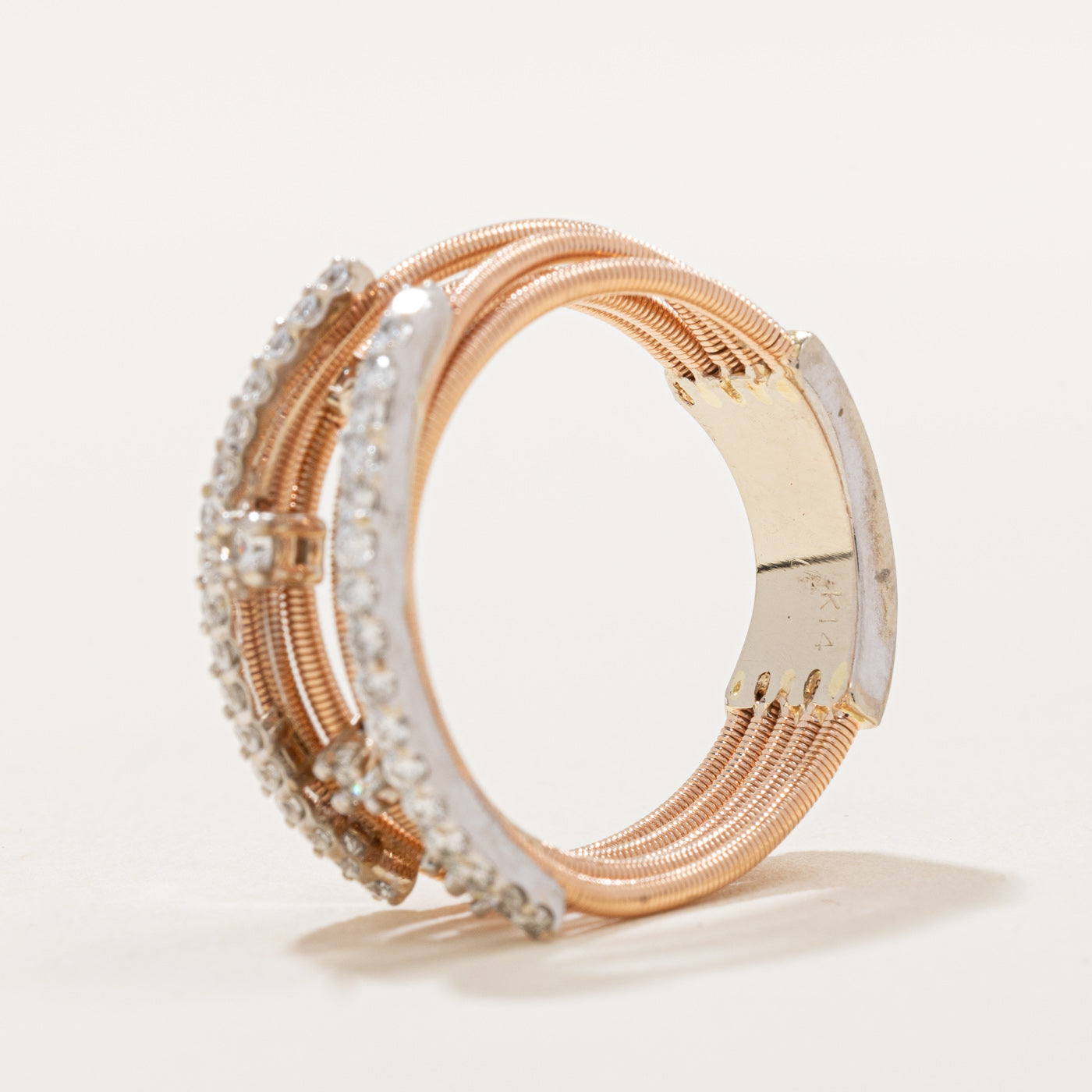 Diamond Wire Ring | 0.50ctw | SZ 7.25 |