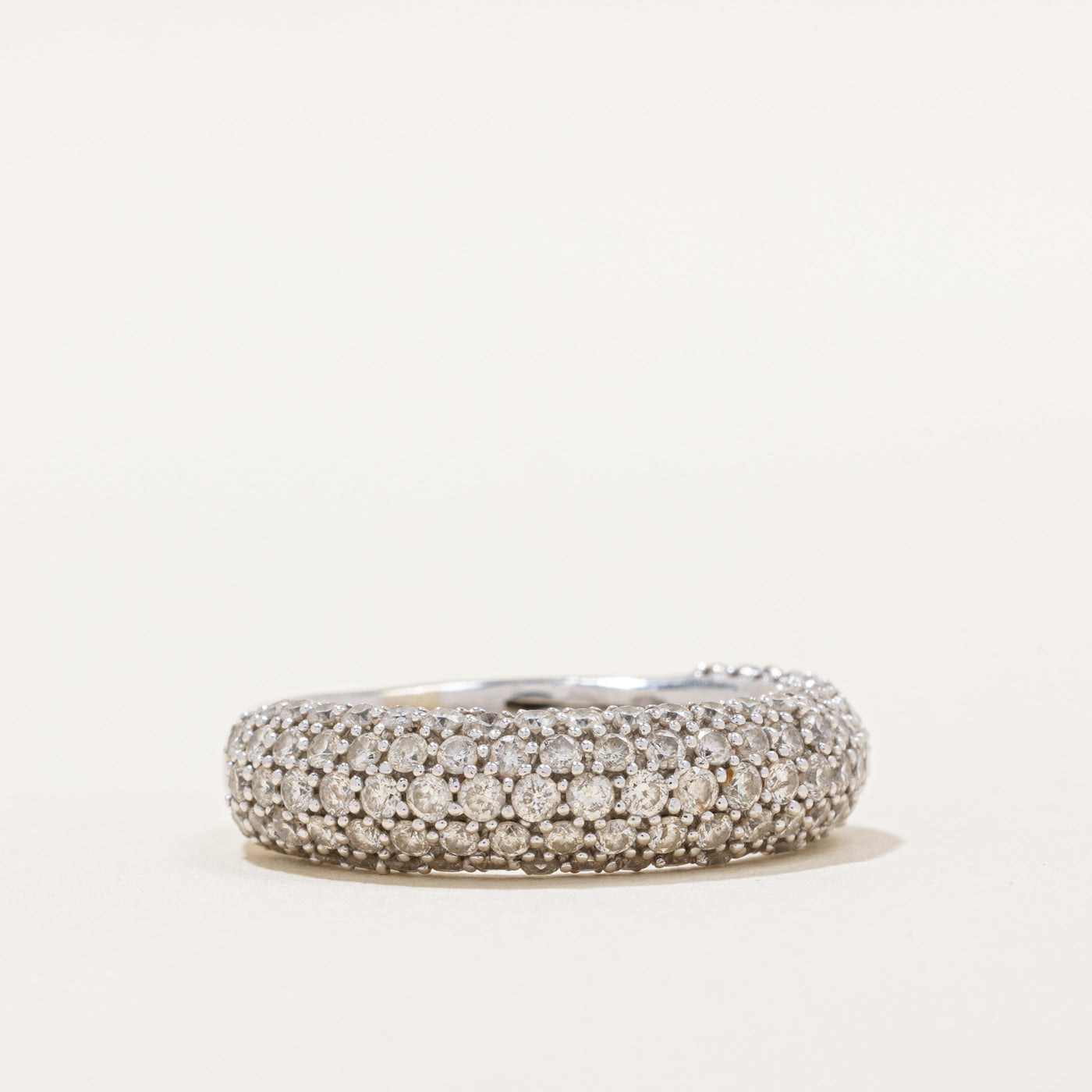 Pave Set Diamond Ring | 2.34ctw | SZ 5.5 |
