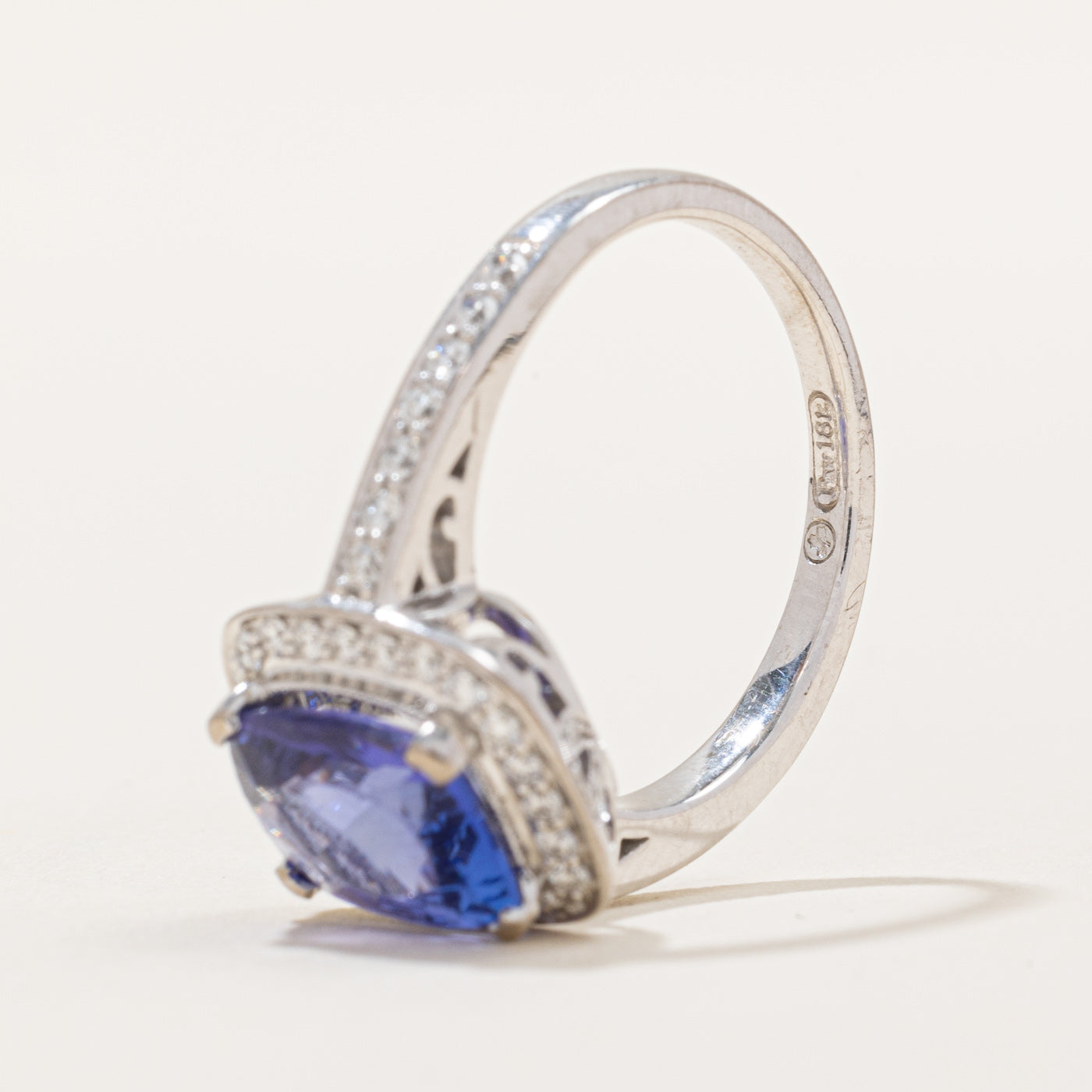 Tanzanite & Diamond Wedding Ring Set | 2.85ct, 0.50ctw | SZ 7.5 |