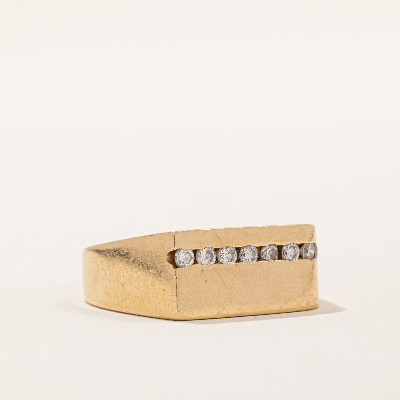 Channel Set Diamond Ring | 0.36ctw | SZ 10.75 |