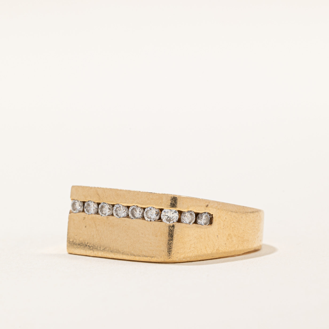 Channel Set Diamond Ring | 0.36ctw | SZ 10.75 |