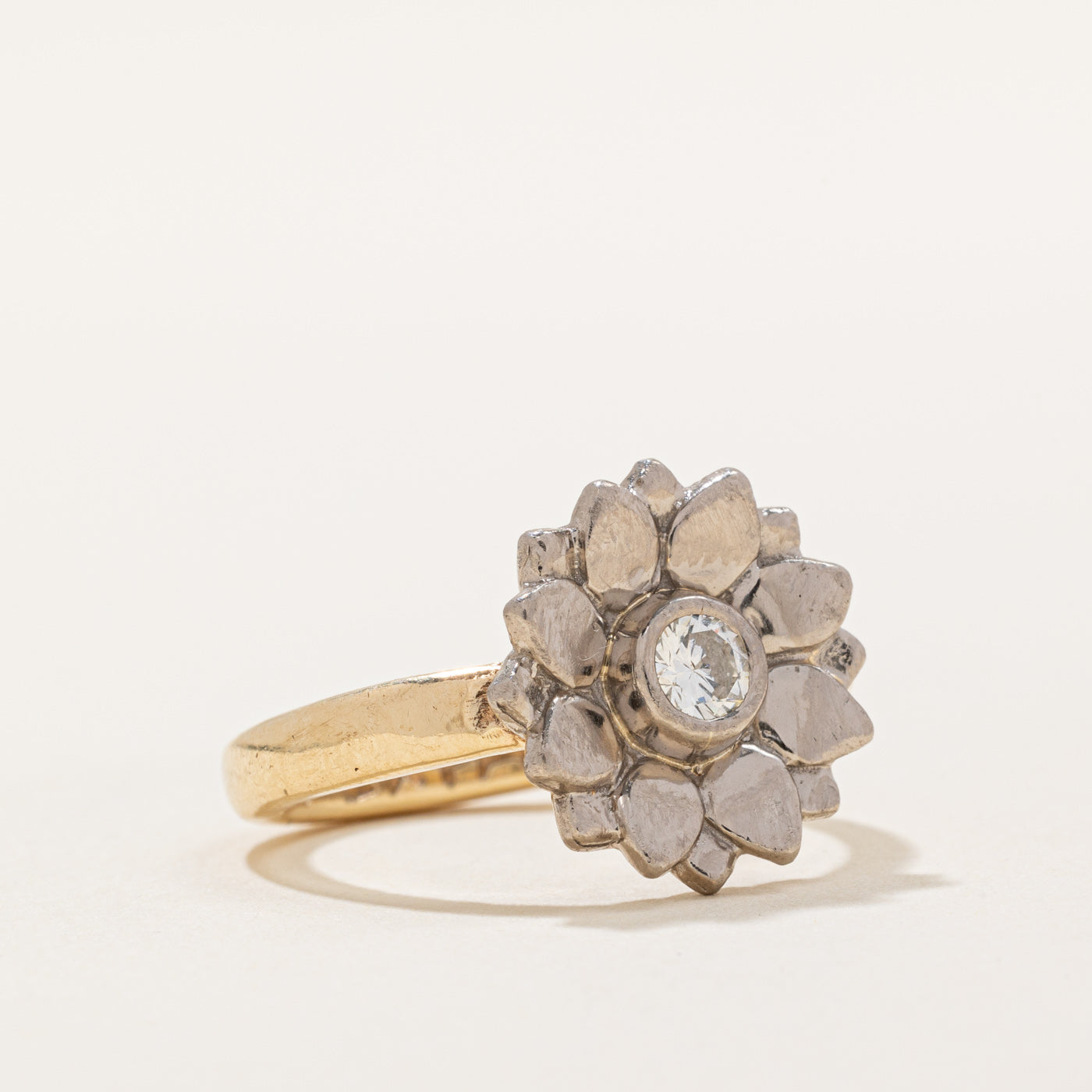 Diamond Flower Ring | 0.18ct | SZ 6.25 |