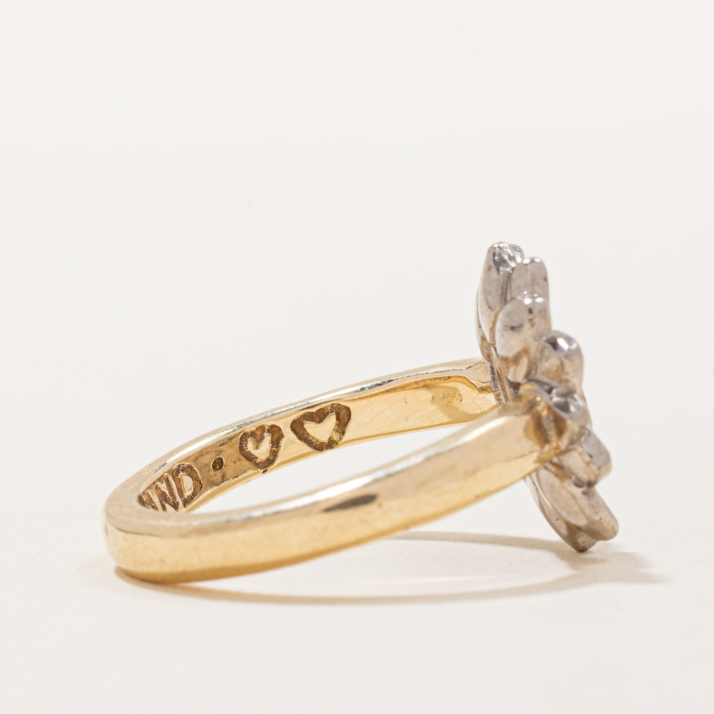 Diamond Flower Ring | 0.18ct | SZ 6.25 |
