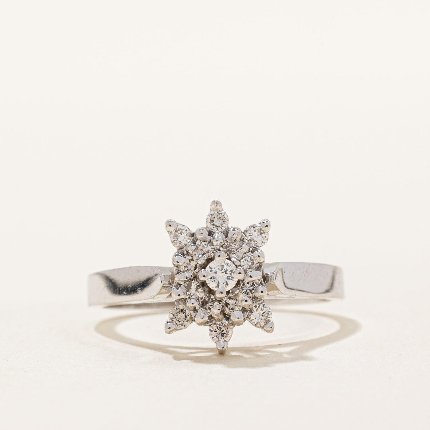 Diamond Cocktail Ring | 0.25ctw | SZ 6.25 |