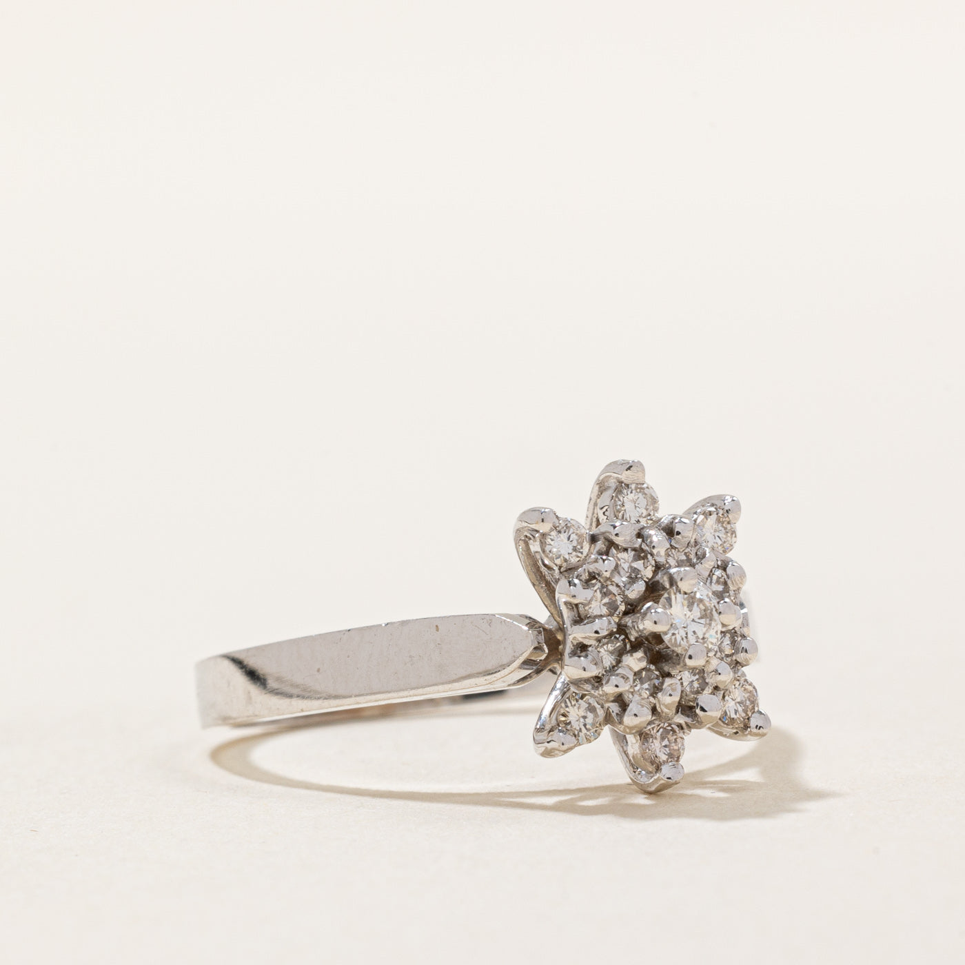 Diamond Cocktail Ring | 0.25ctw | SZ 6.25 |
