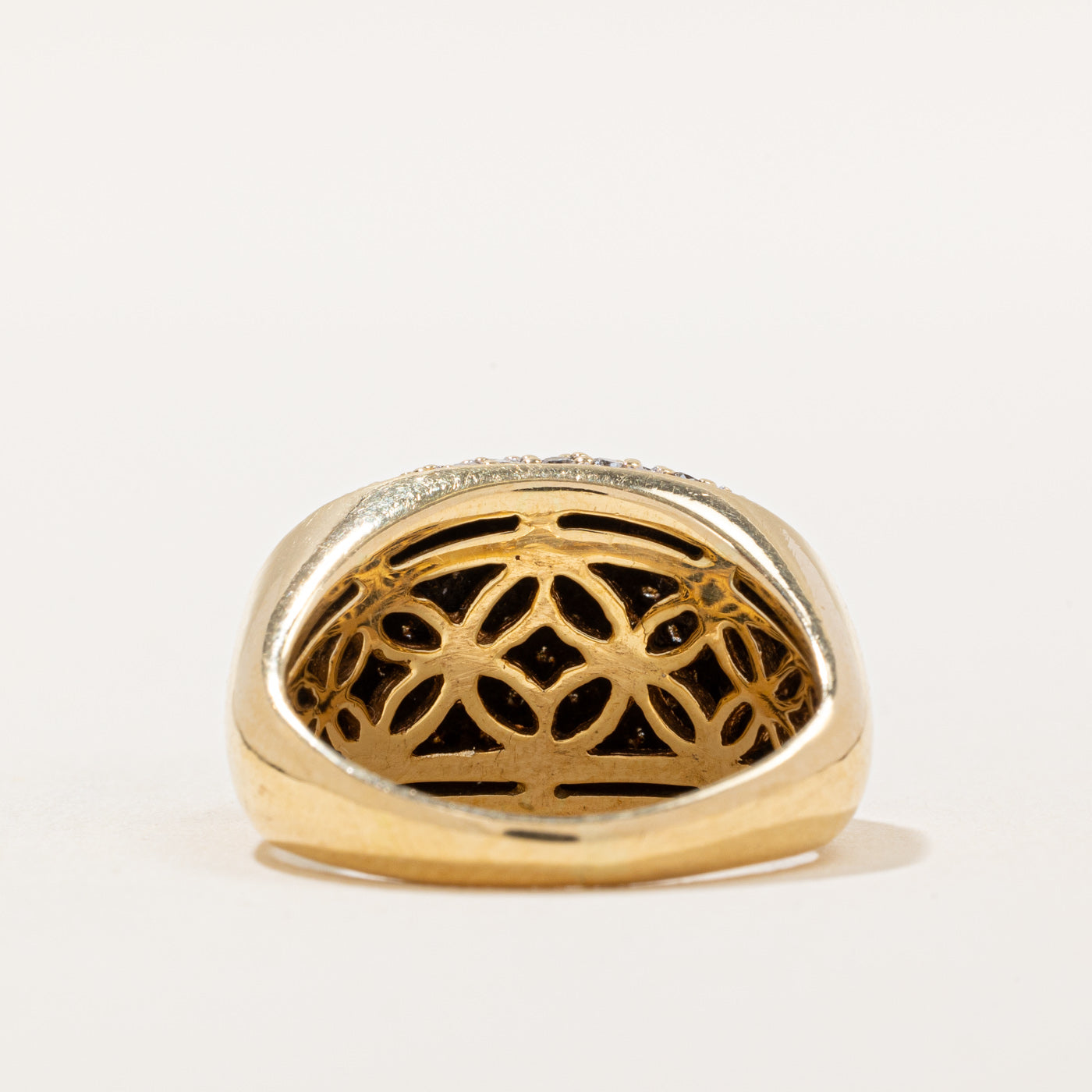 Pave Set Diamond Cocktail Ring | 1.50ctw | SZ 5.75 |