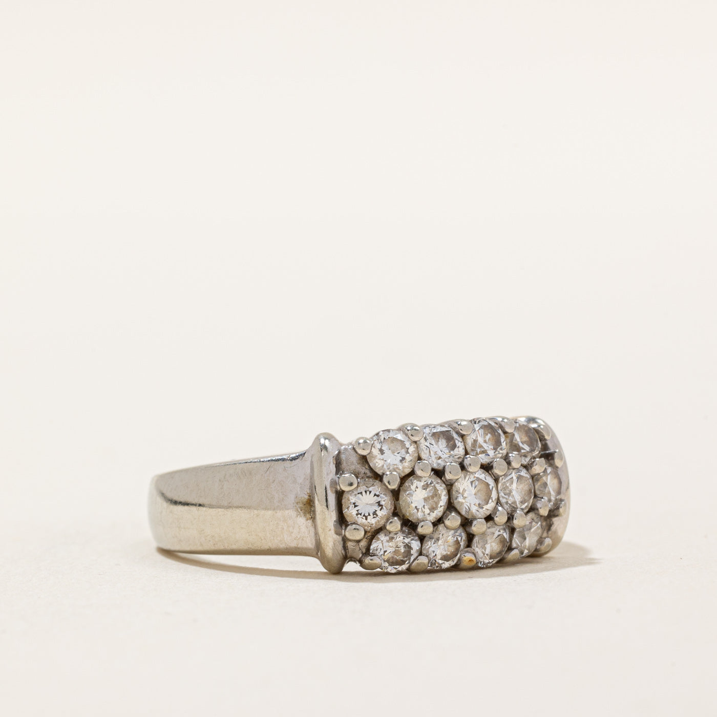 Diamond Cocktail Ring | 0.98ctw | SZ 8.5 |