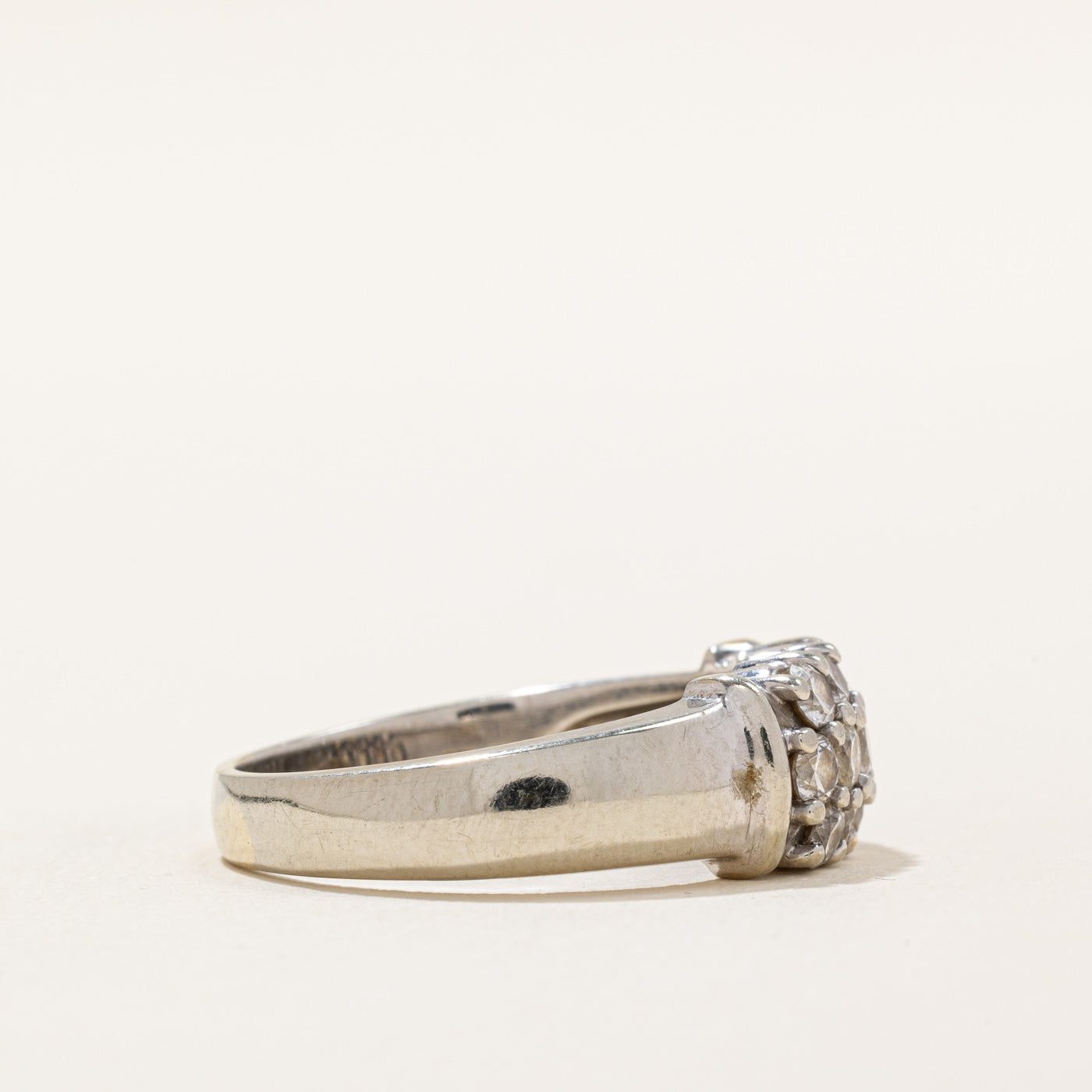 Diamond Cocktail Ring | 0.98ctw | SZ 8.5 |