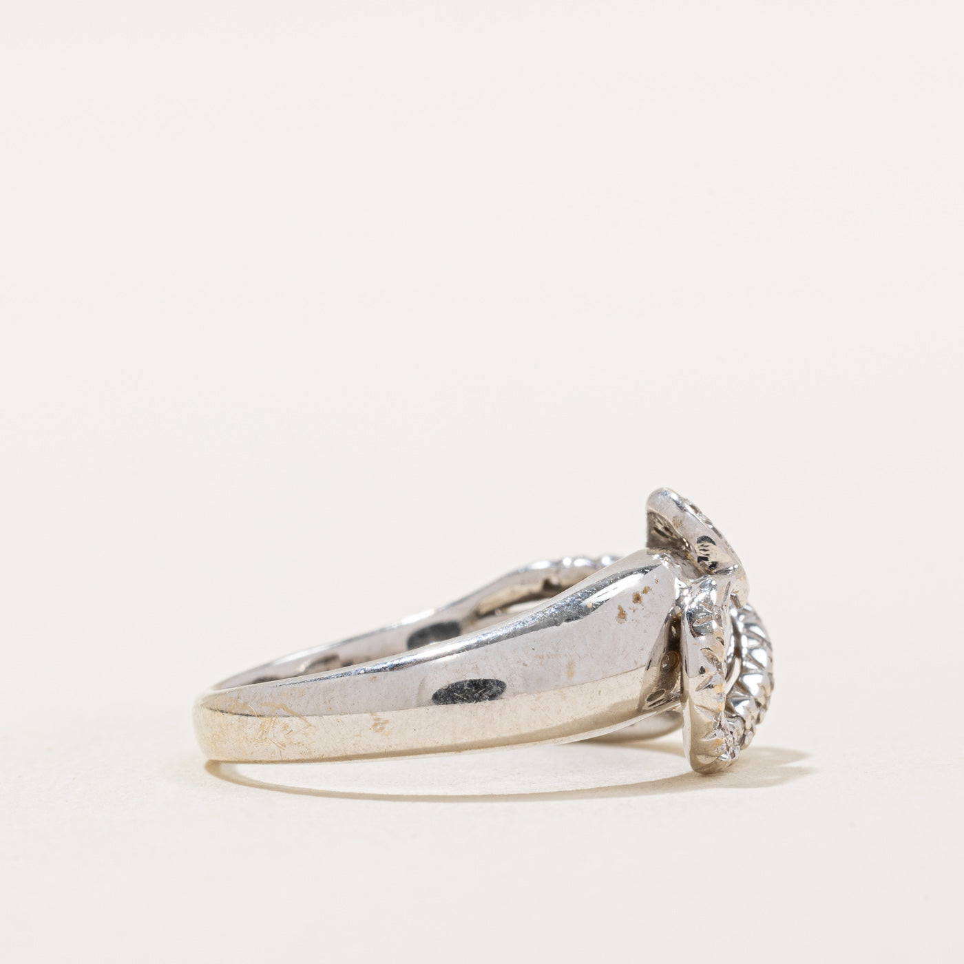 Diamond Heart Ring | 0.19ctw | SZ 6.75 |