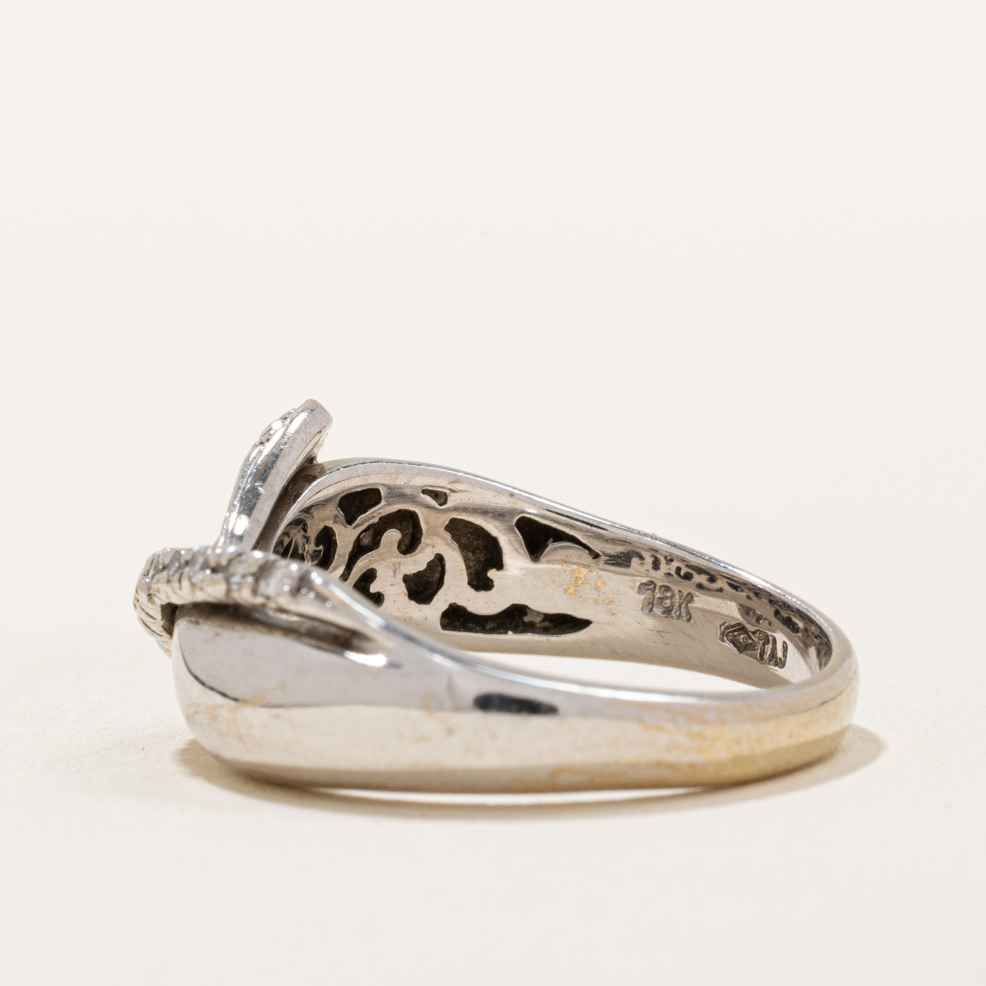 Diamond Heart Ring | 0.19ctw | SZ 6.75 |
