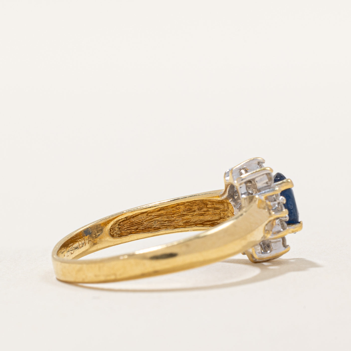 Sapphire & Diamond Ring | 0.34ct, 0.12ctw | SZ 7 |