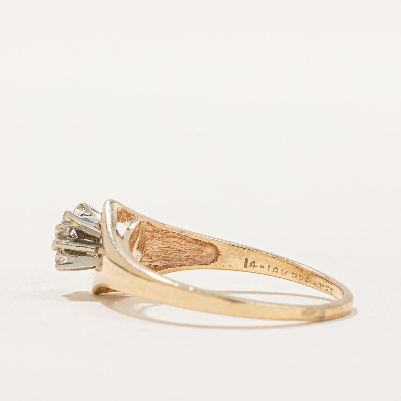 High Set Diamond Ring | 0.15ctw | SZ 8.5 |