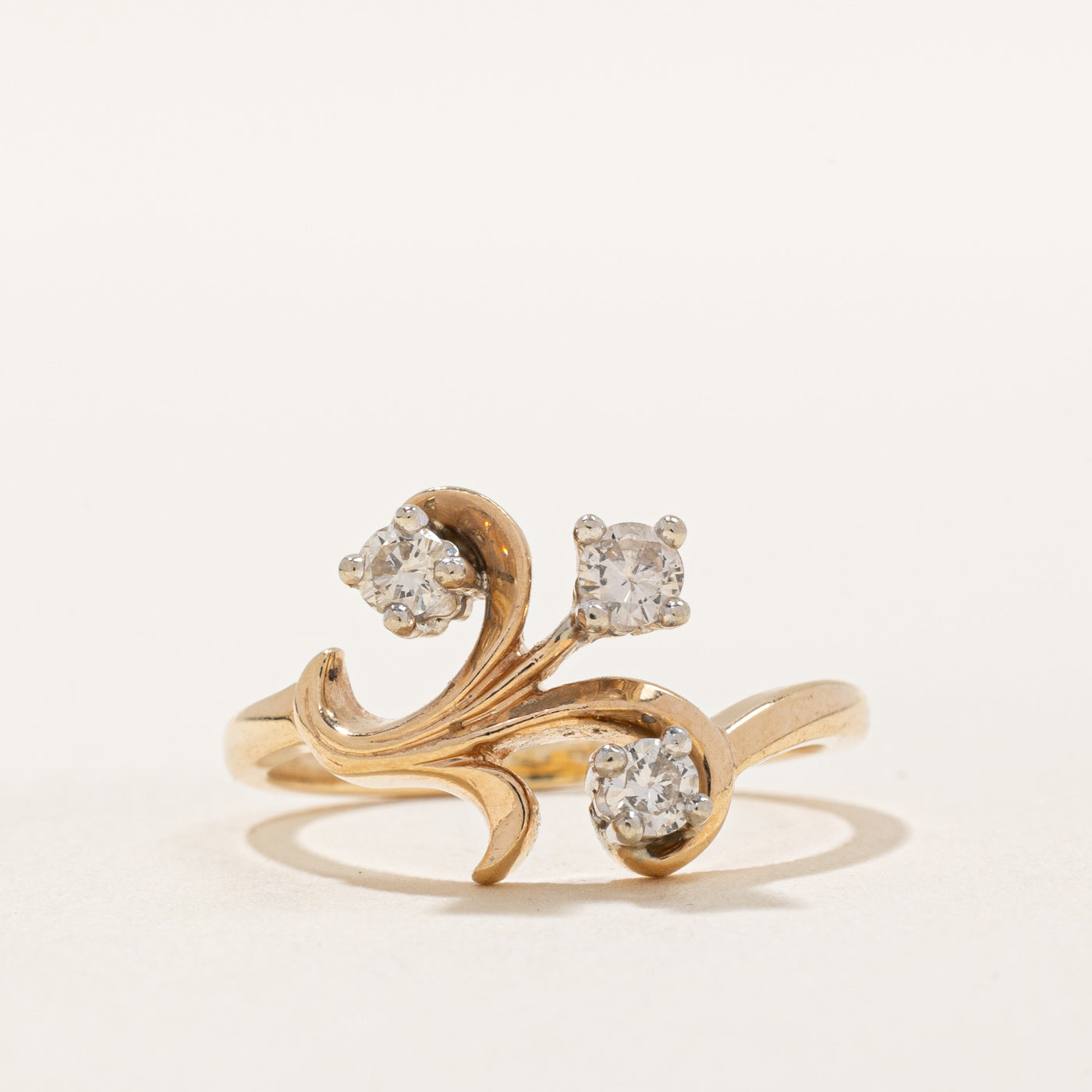 Diamond Cocktail Ring | 0.25ctw | SZ 6.25 |