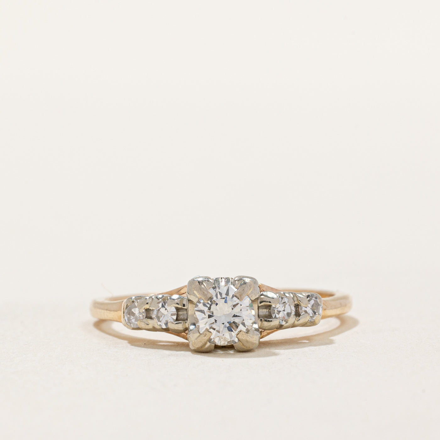 Vintage Diamond Ring | 0.27ctw | SZ 5 |