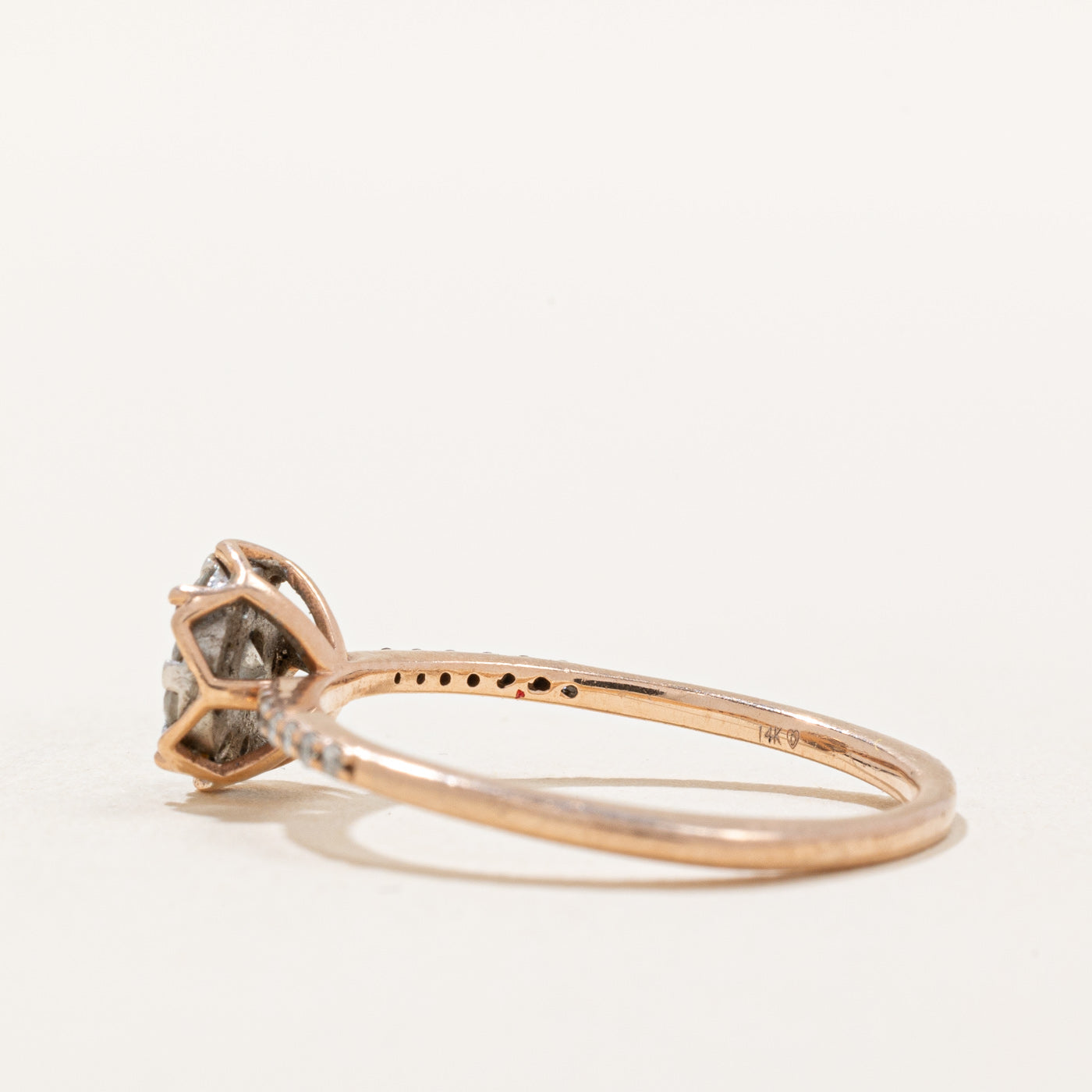 Bague sertie de diamants | 0,36 ct | Taille 7 |