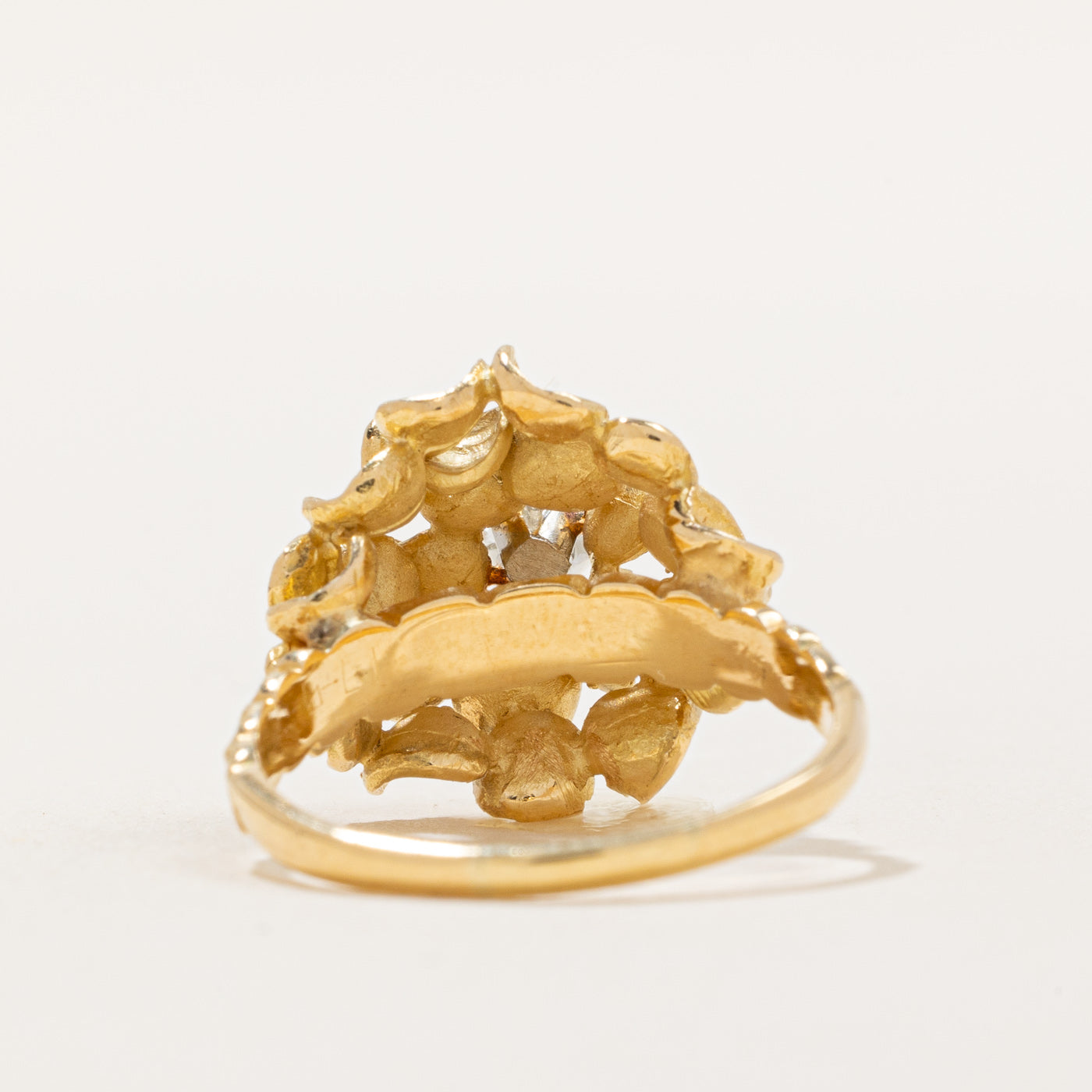 High Set Diamond Cocktail Ring | 0.28ct | SZ 7.5 |